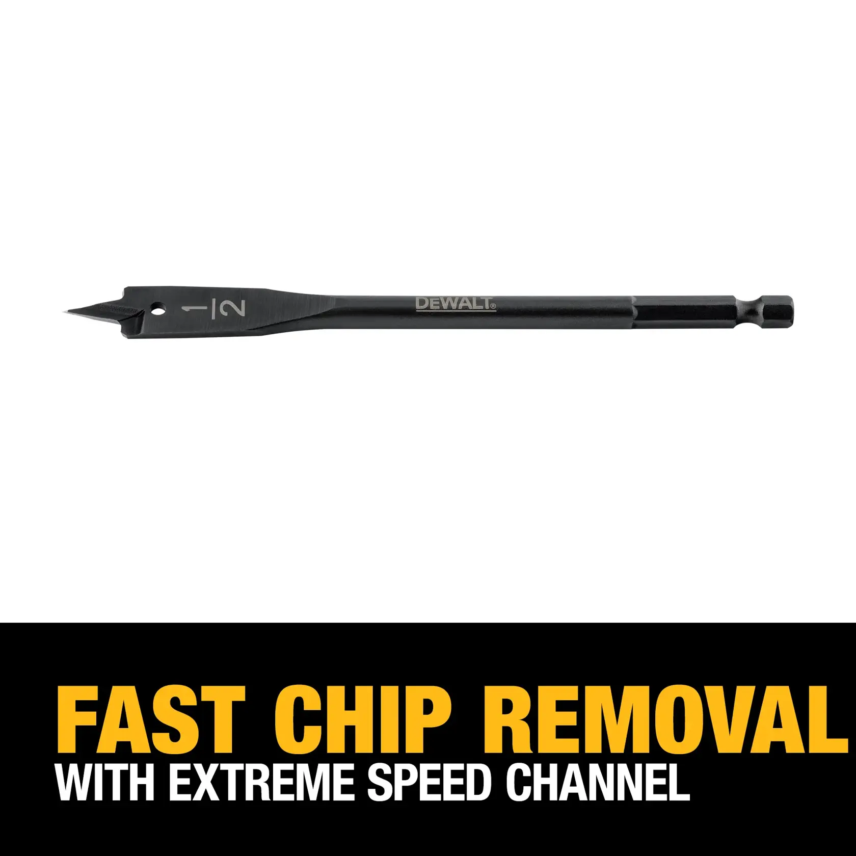 DEWALT® 1/2 Inch X 6 Inch Heavy Duty Spade Bit