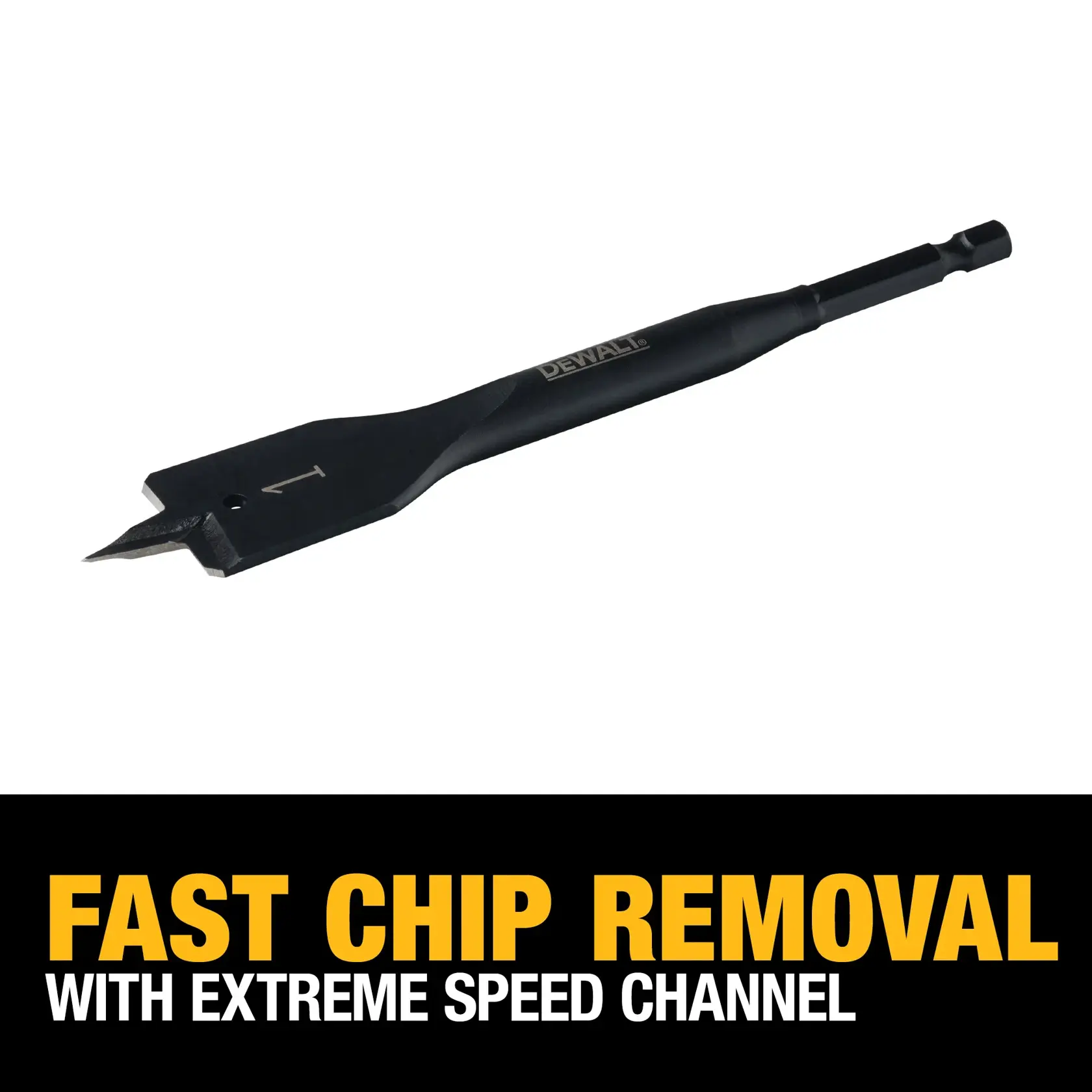 DEWALT® 1 Inch X 6 Inch Heavy Duty Spade Bit