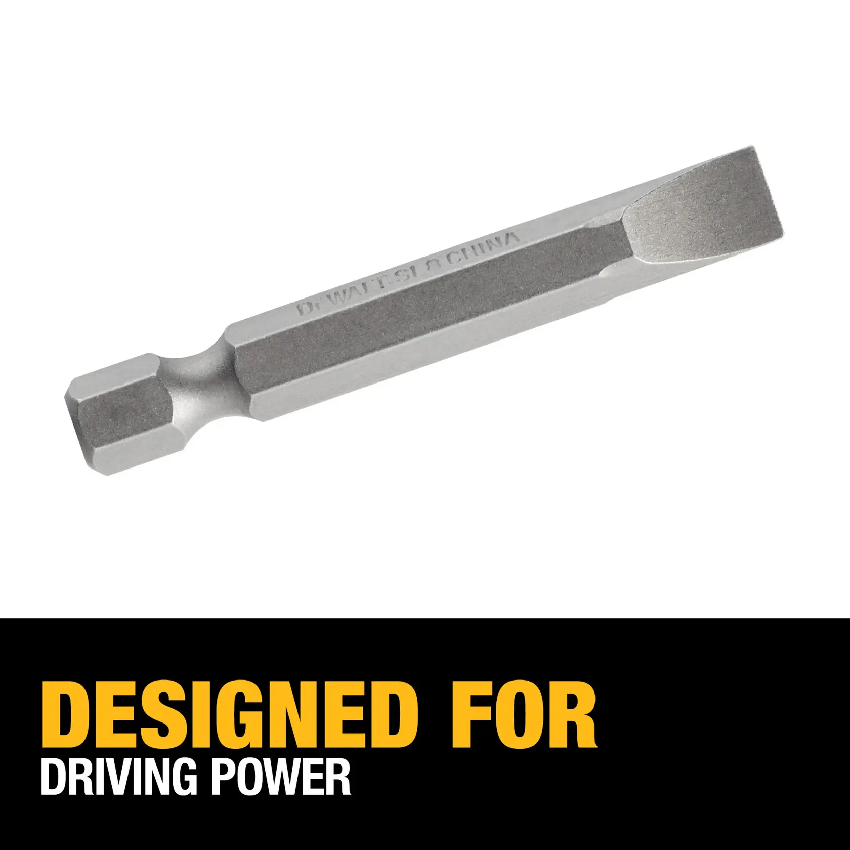 DEWALT® #8 Slotted 2-in. Power Screwdriving Bit (2-Pack)
