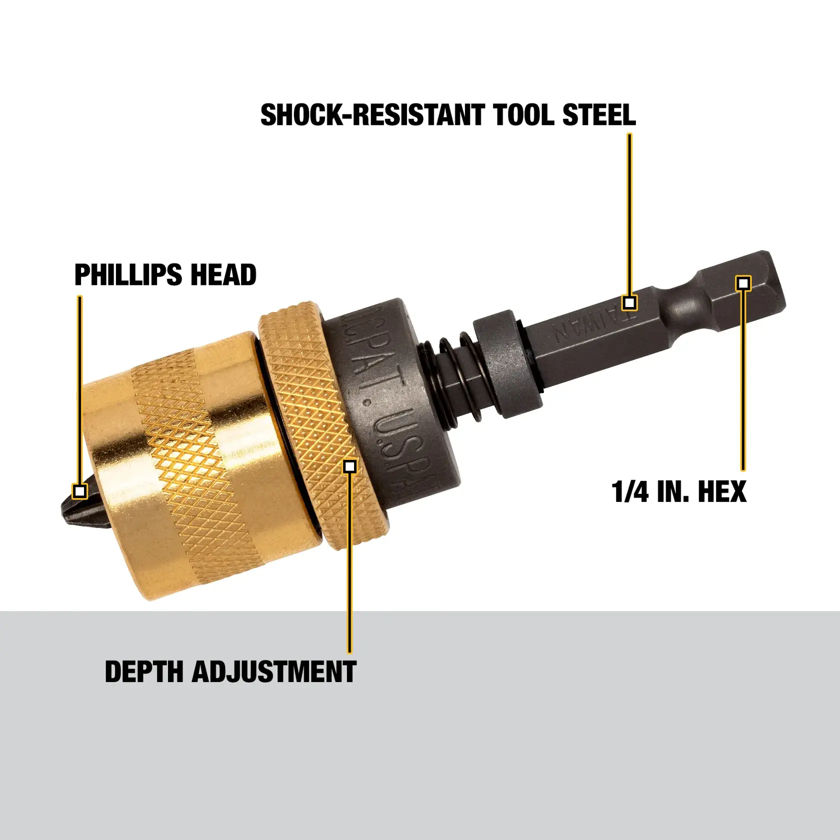 DEWALT® Adjustable Depth Screw Setter