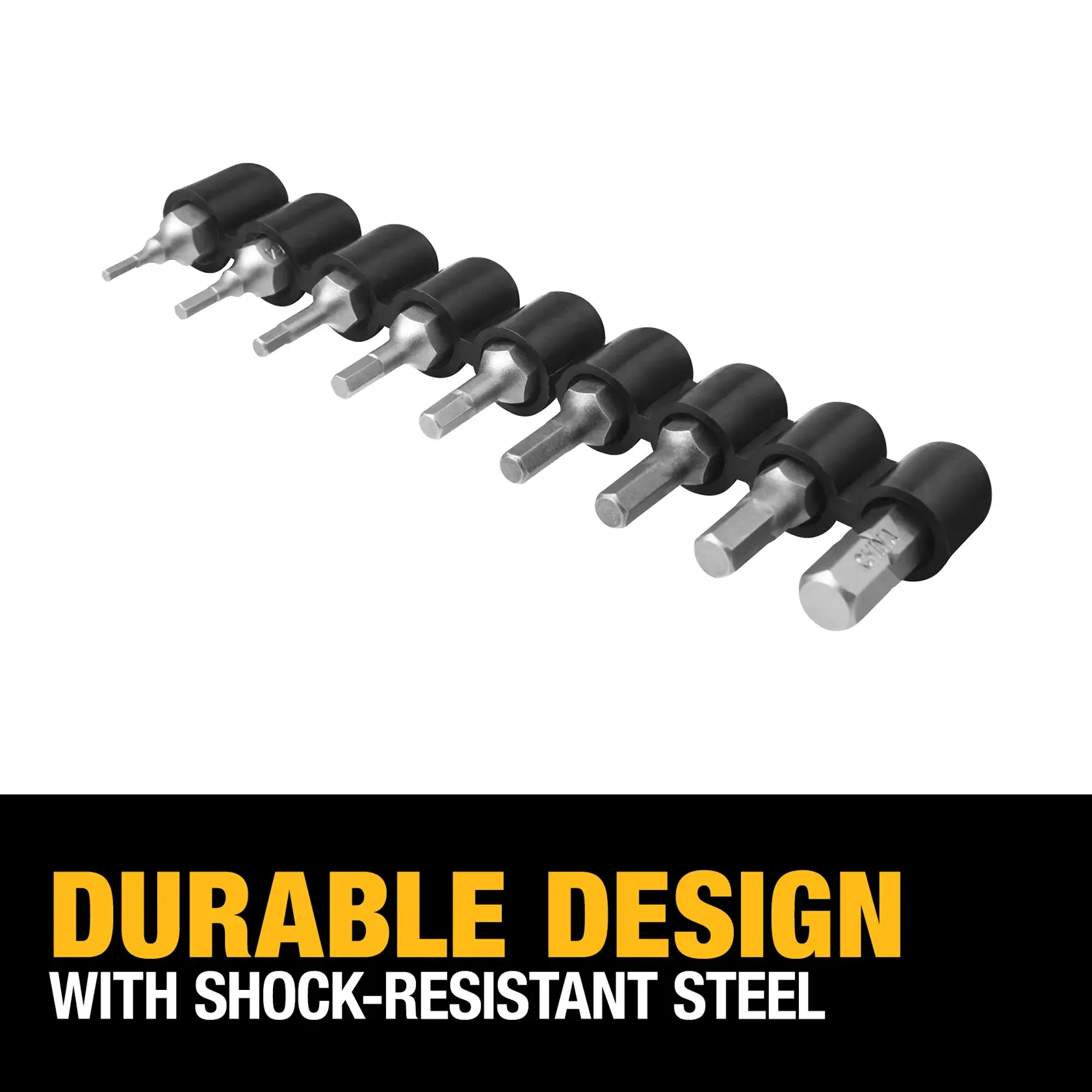 DEWALT® 9-pc. 1-in. Hex Bit Set