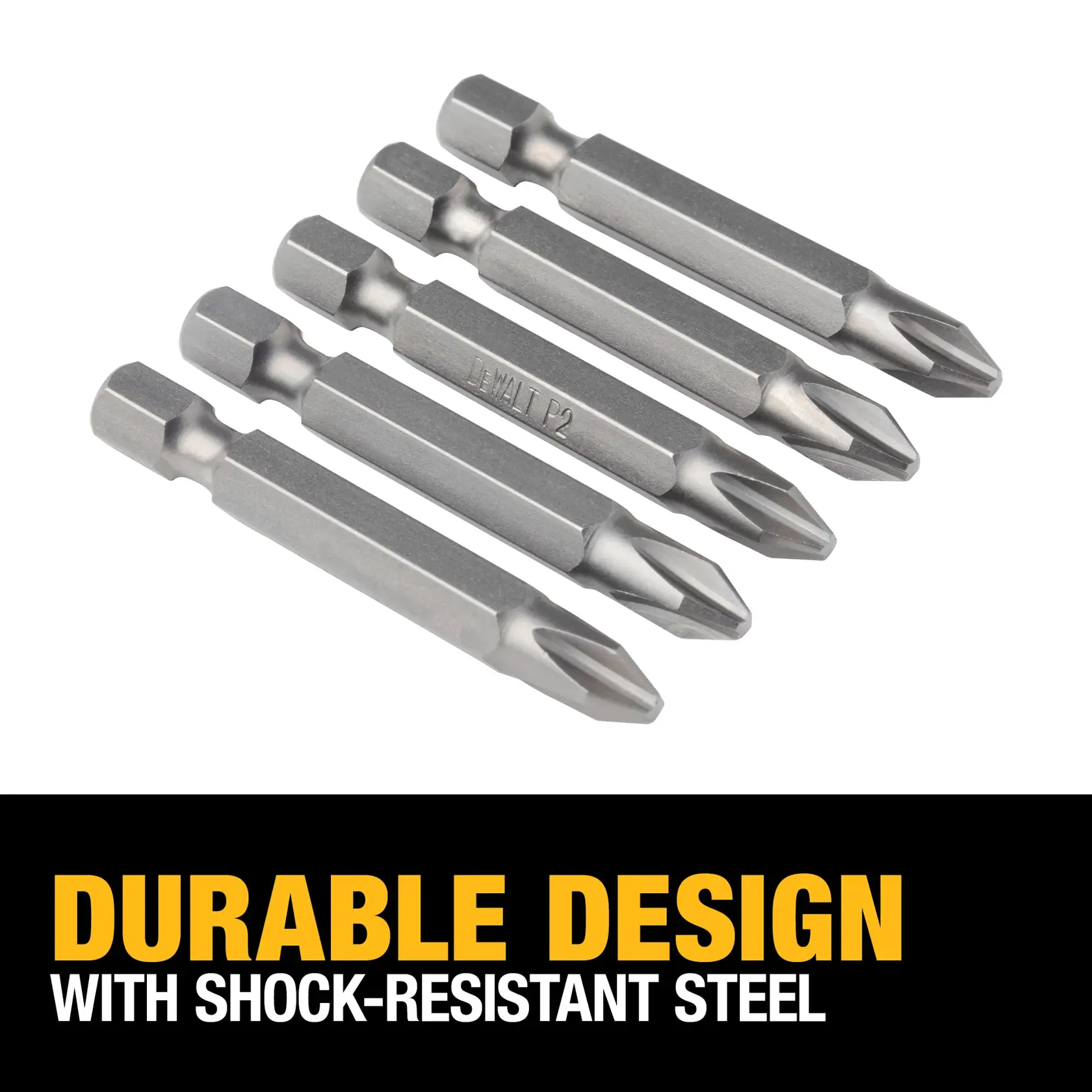 DEWALT® #2 Phillips 2-in. Power Screwdriving Bit (5-Pack)