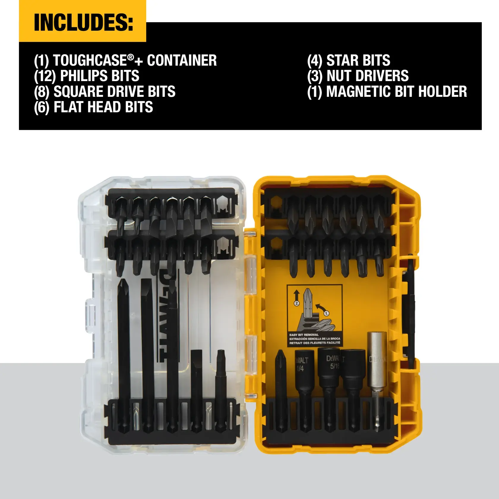 DEWALT® 34-pc. IMPACT READY® Accessory Set