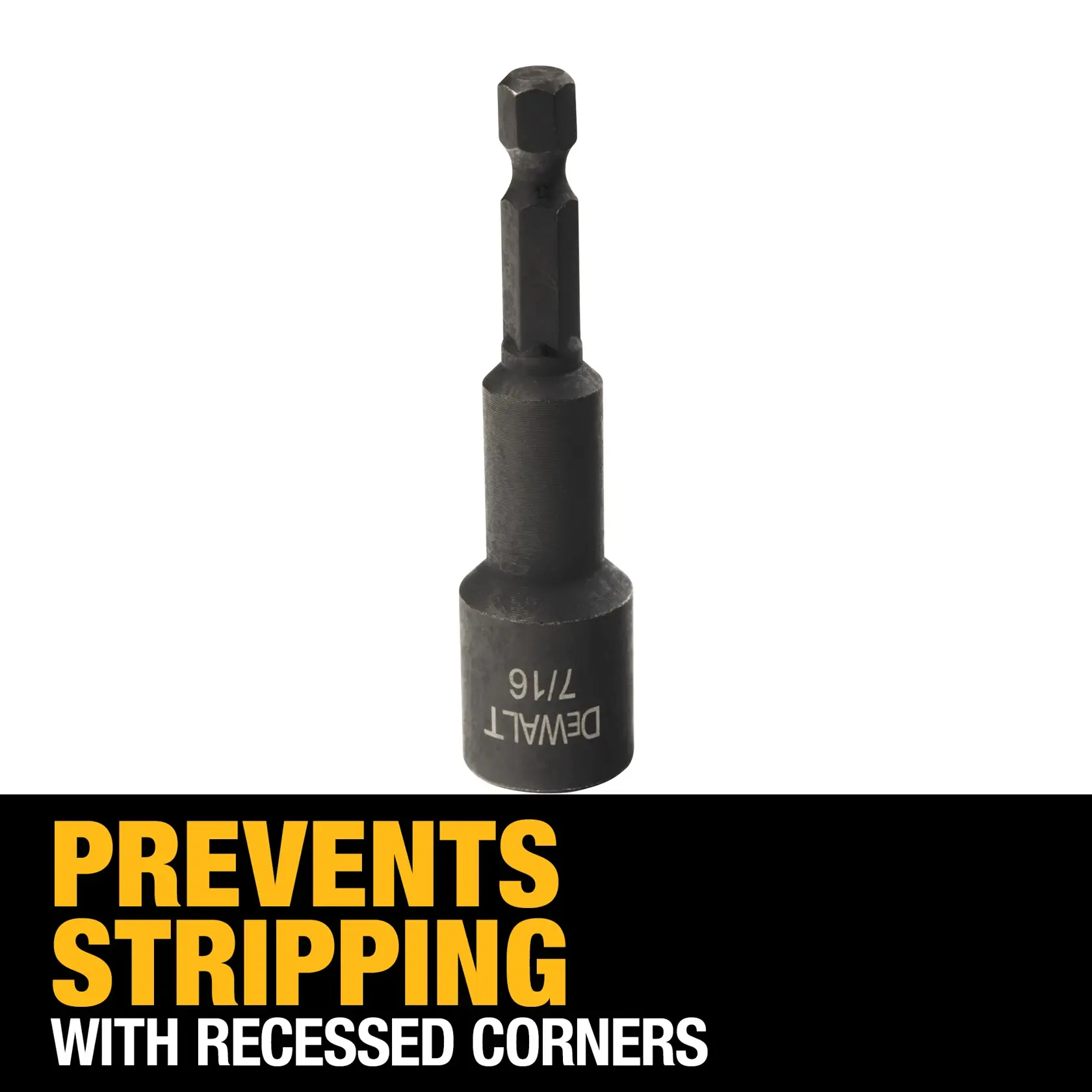 DEWALT® IMPACT READY® 7/16-in. x 2-9/16-in. Magnetic Nut Driver