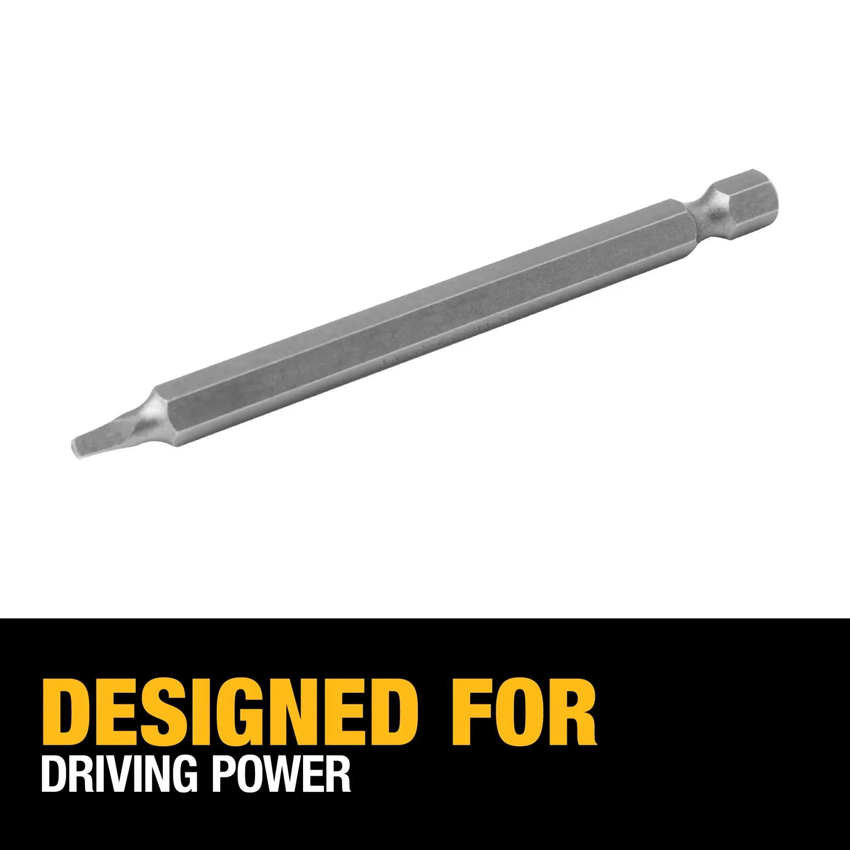 DEWALT® #1 Square Recess 3-1/2-in. Power Screwdriving Bit
