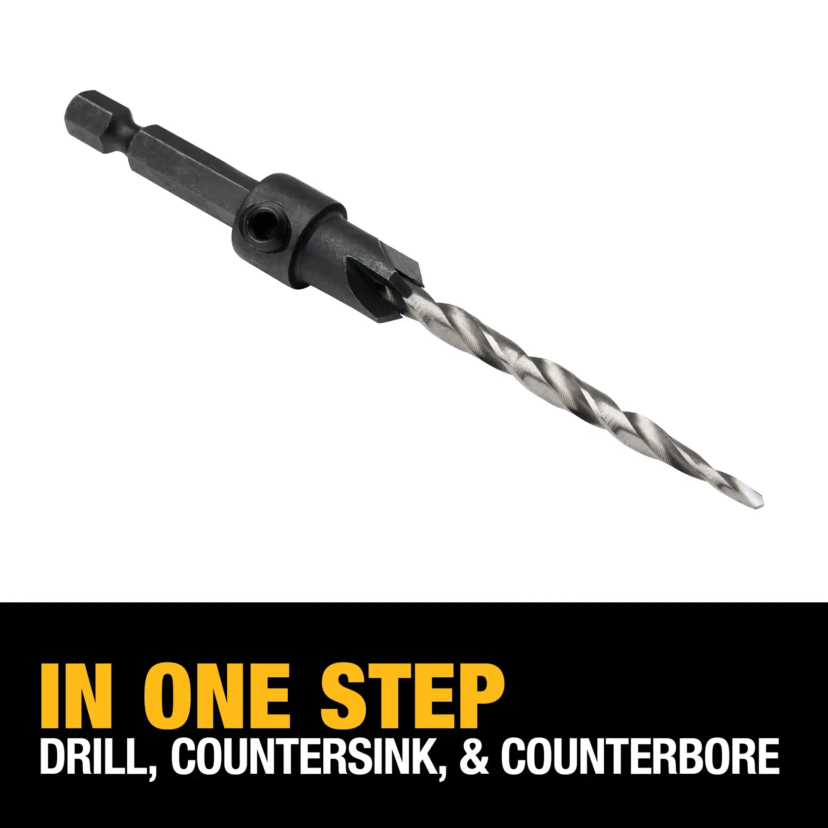 DEWALT® #10 Countersink with 3/16“ Drill Bit