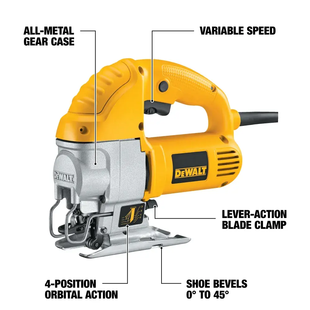 DEWALT® 5.5 Amp Electric Variable Speed Jig Saw