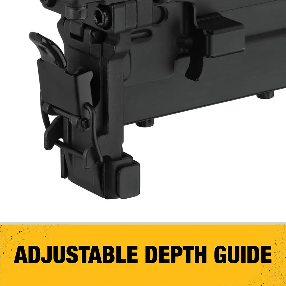 Wide crown lathing stapler being used by a person to lath on wall.rn