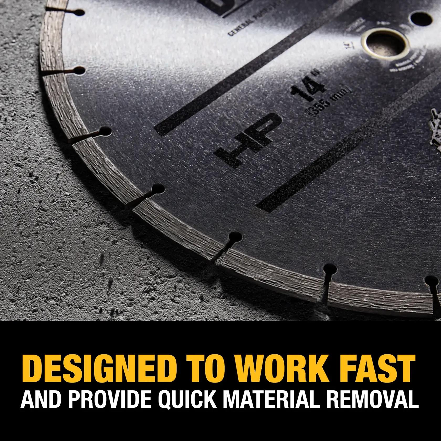 DEWALT® HP General Purpose Segmented Diamond Blade