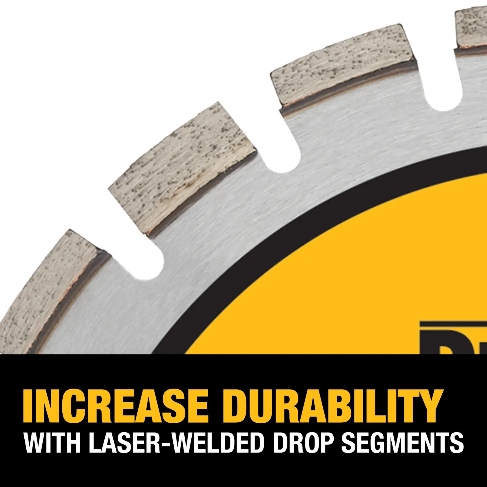 DEWALT® XP4™ 9-in. Asphalt Cut-Off Saw Segmented Diamond Blade