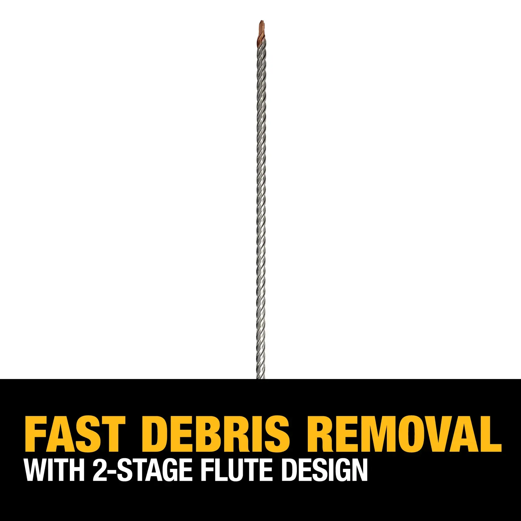DEWALT® 3/8-in. x 22-in. x 24-in. SDS Plus 2 Cutter Drill Bit