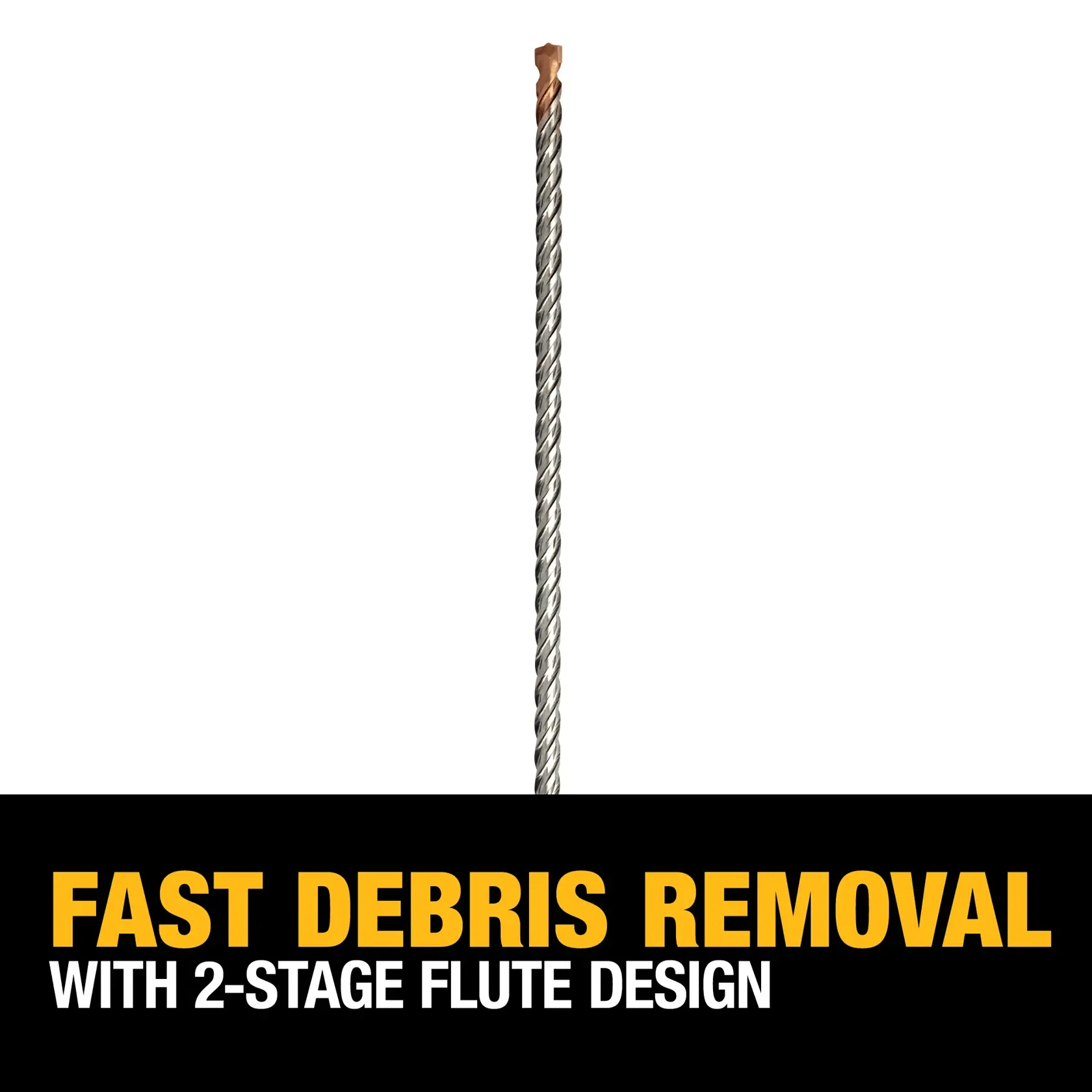 DEWALT® 7/16-in. x 16-in. x 18-in. SDS Plus 2 Cutter Drill Bit