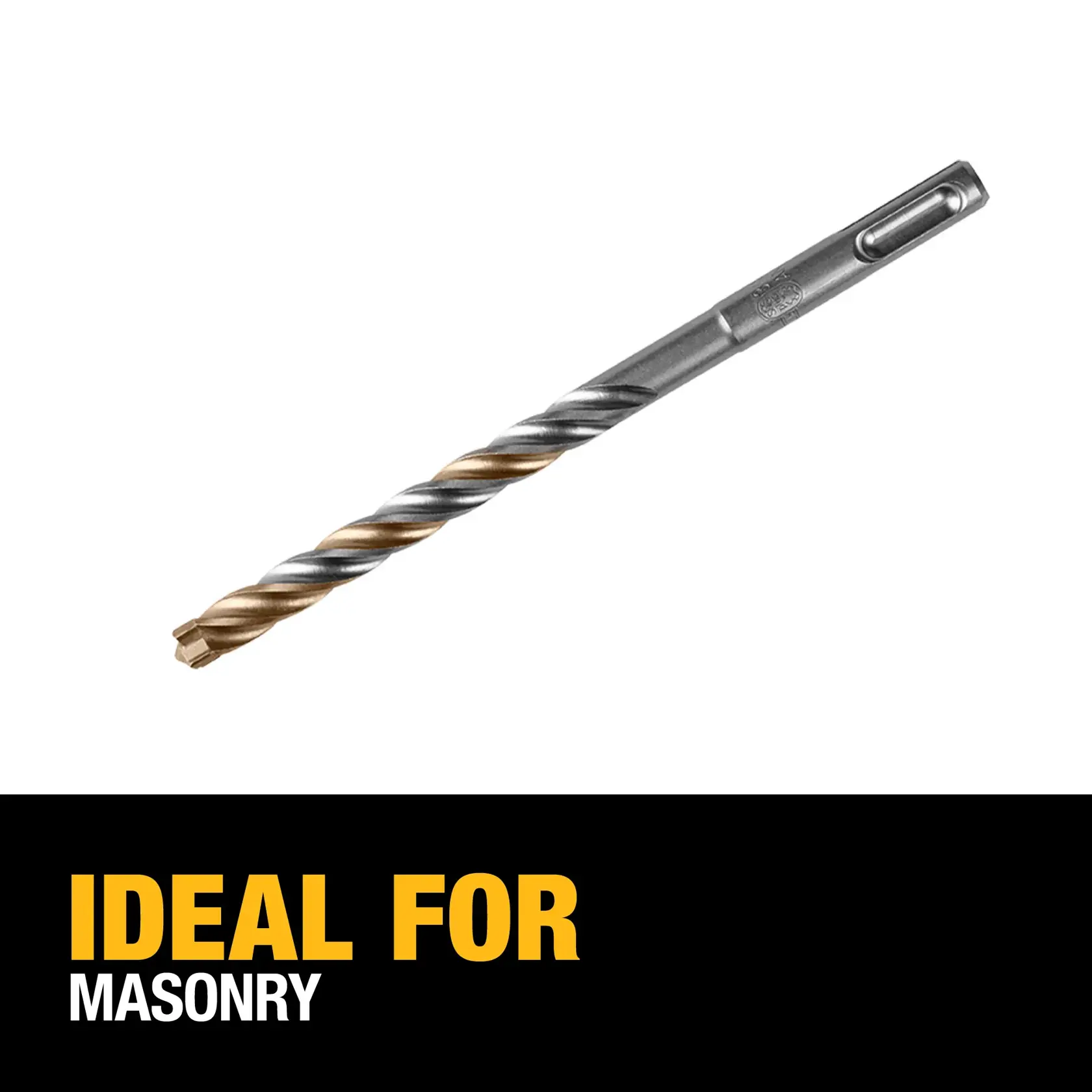 DEWALT® ELITE SERIES™ 3/8-in. x 4-in. x 6-1/2-in. High Impact Carbide SDS Plus Drill Bit (25-Pack)