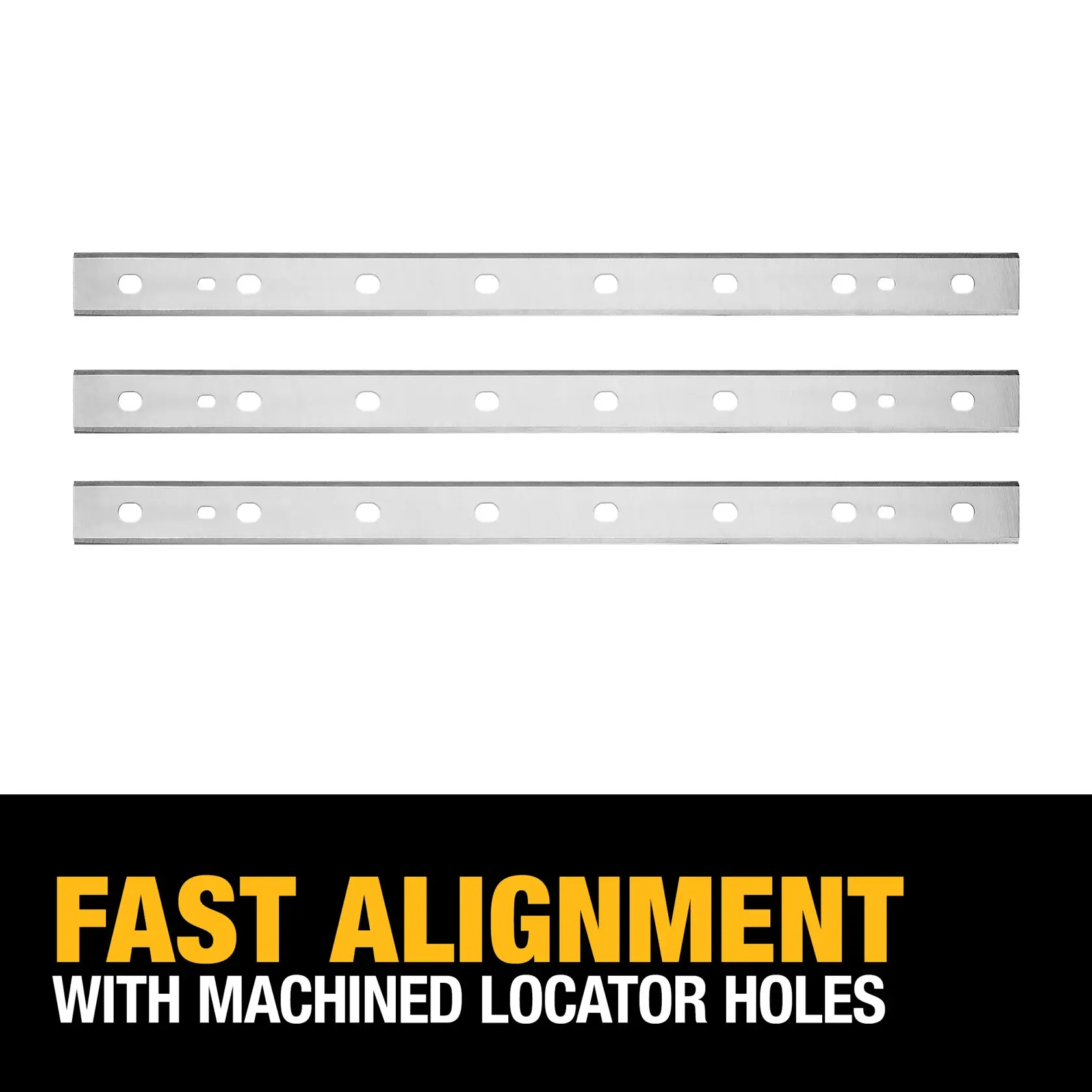 DEWALT® 13-in. (330mm) Disposable and Reversible Thickness Planer Knives (3-Pack)