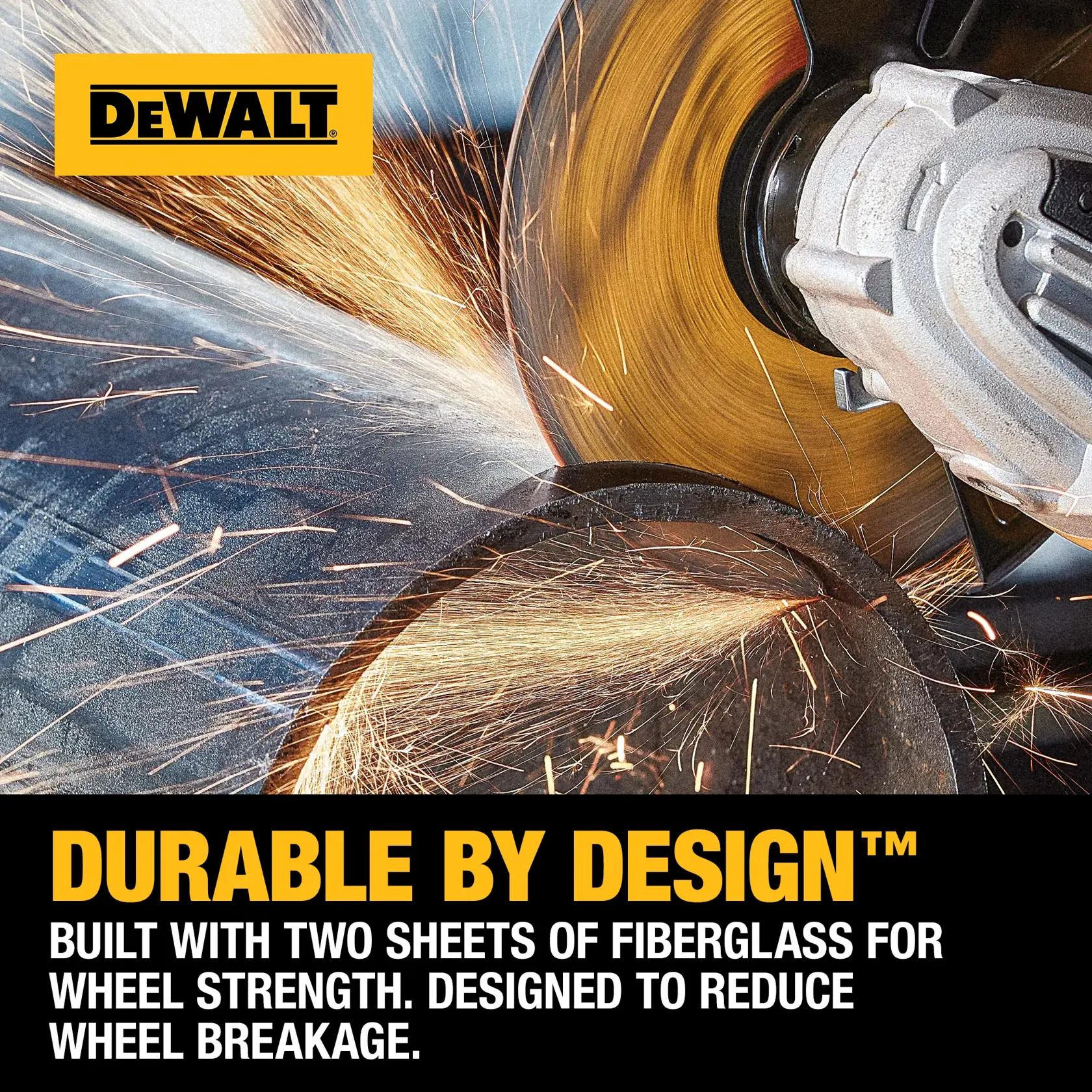 DEWALT® 4-1/2-in. (115mm) Aluminum Oxide Abrasive Chop / Cut-Off Blade with 7/8-in. Arbor