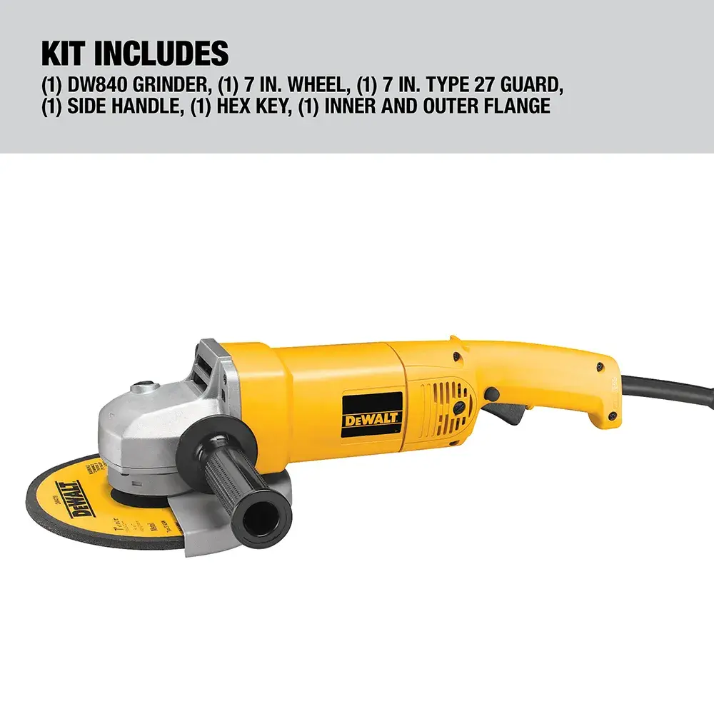 DEWALT® 7-in. (180mm) Medium Angle Grinder