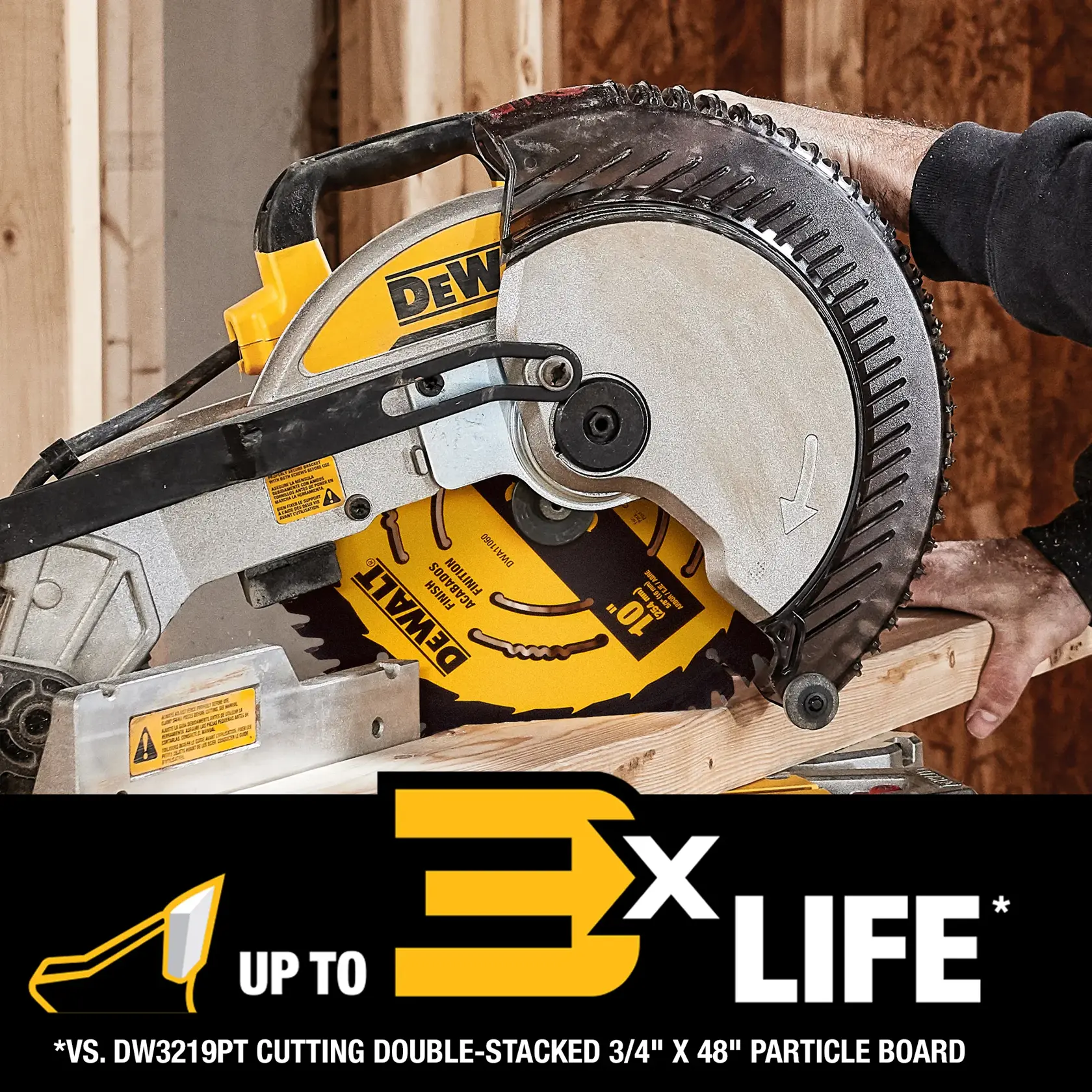 DEWALT® 10-in. (254mm) 80 Tooth Fine Finish Saw Blade