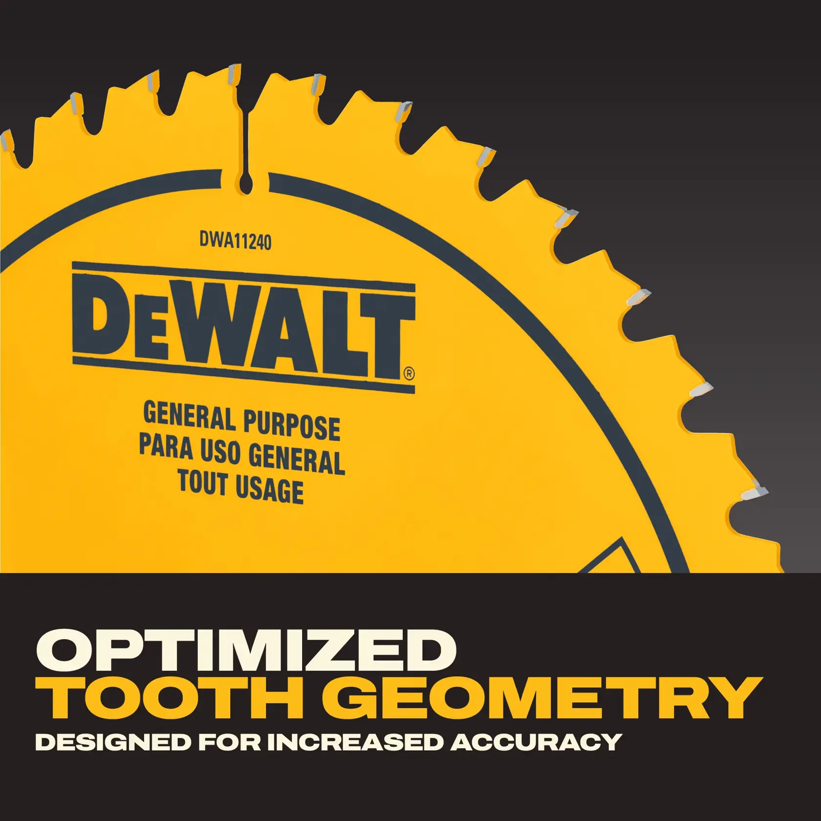 DEWALT® 12-in. (305mm) 40 Tooth Saw Blade