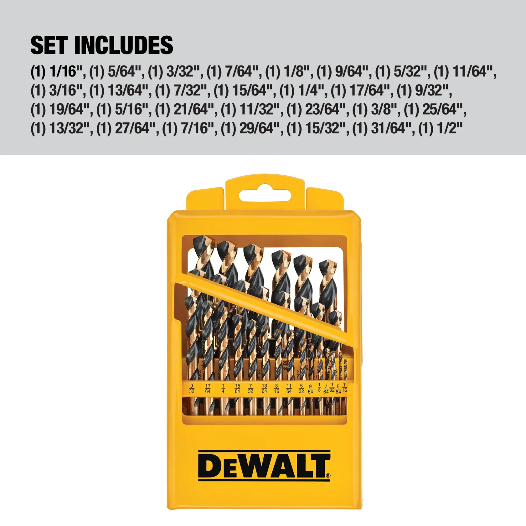 DEWALT® 29-pc. BLACK OXIDE SET