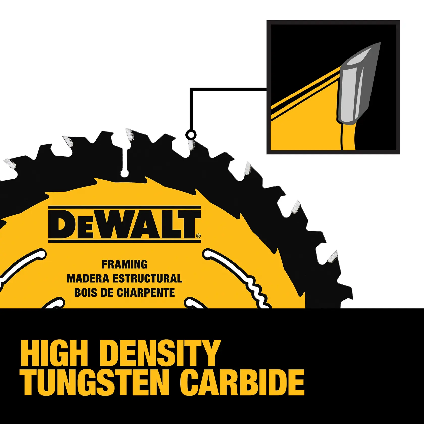 DEWALT® 7-1/4-in. Carbide Circular Saw Blade 24 Tooth with 5/8 in Arbor (10 Pack)