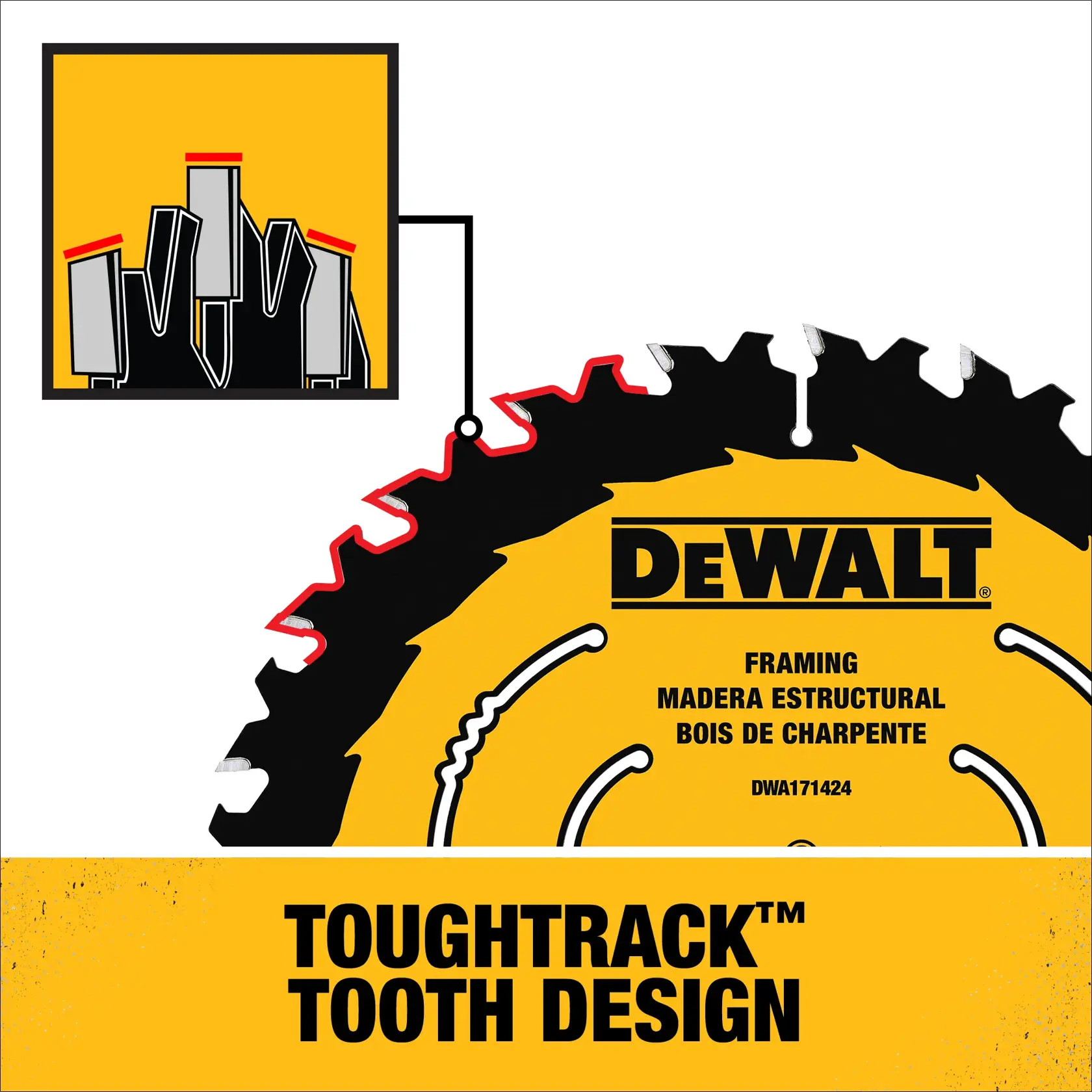 DEWALT® 7-1/4-in. Carbide Circular Saw Blade 24 Tooth with 5/8 in Arbor