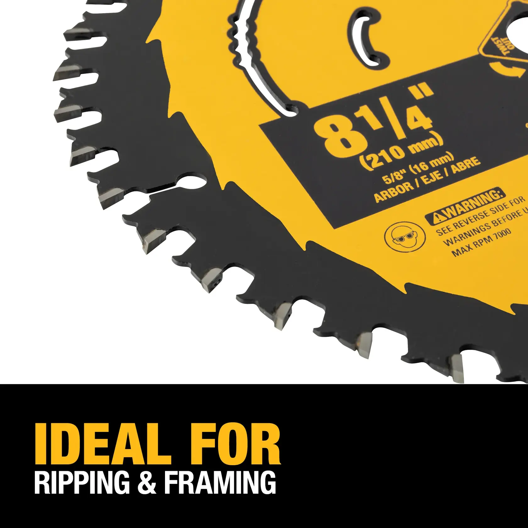DEWALT® 8-1/4-in. 24T Circular Saw Blade