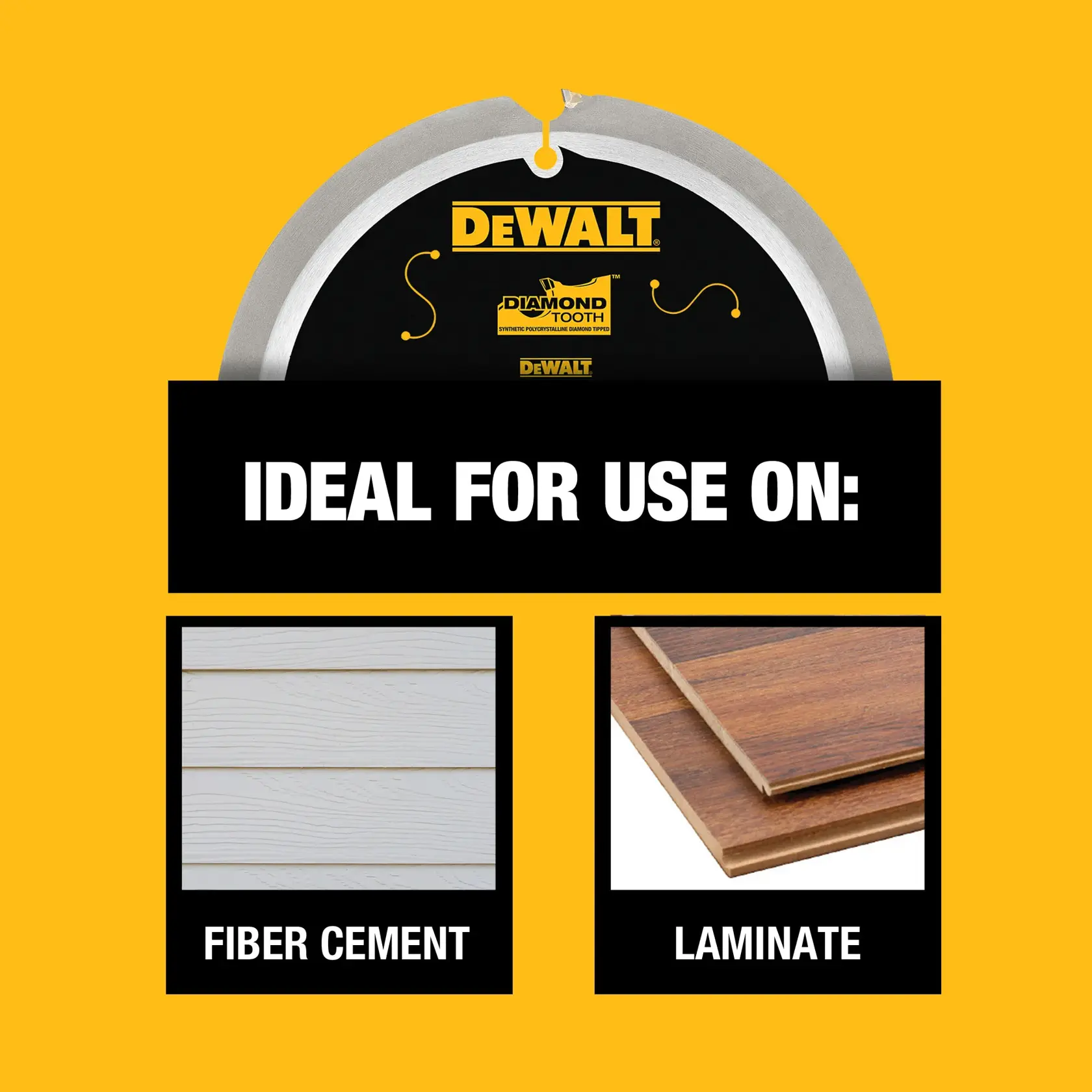 DEWALT® Laminate & Fiber Cement Saw Blades