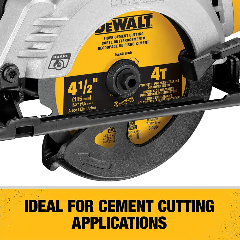 DEWALT® 4-1/2-in. 4T Fiber Cement Cutting Circular Saw Blade