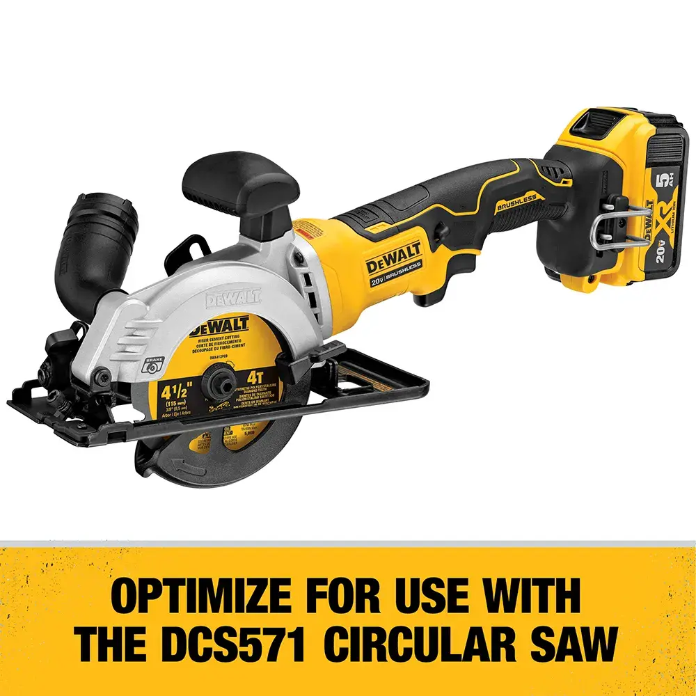 DEWALT® 4-1/2-in. 4T Fiber Cement Cutting Circular Saw Blade