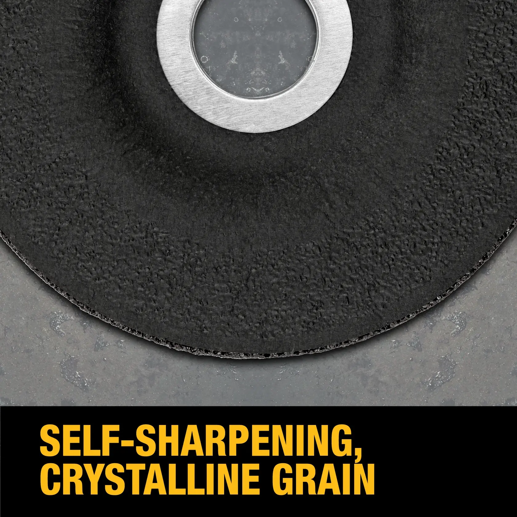 Grinding Wheel made with self-sharpening, crystalline grain structure