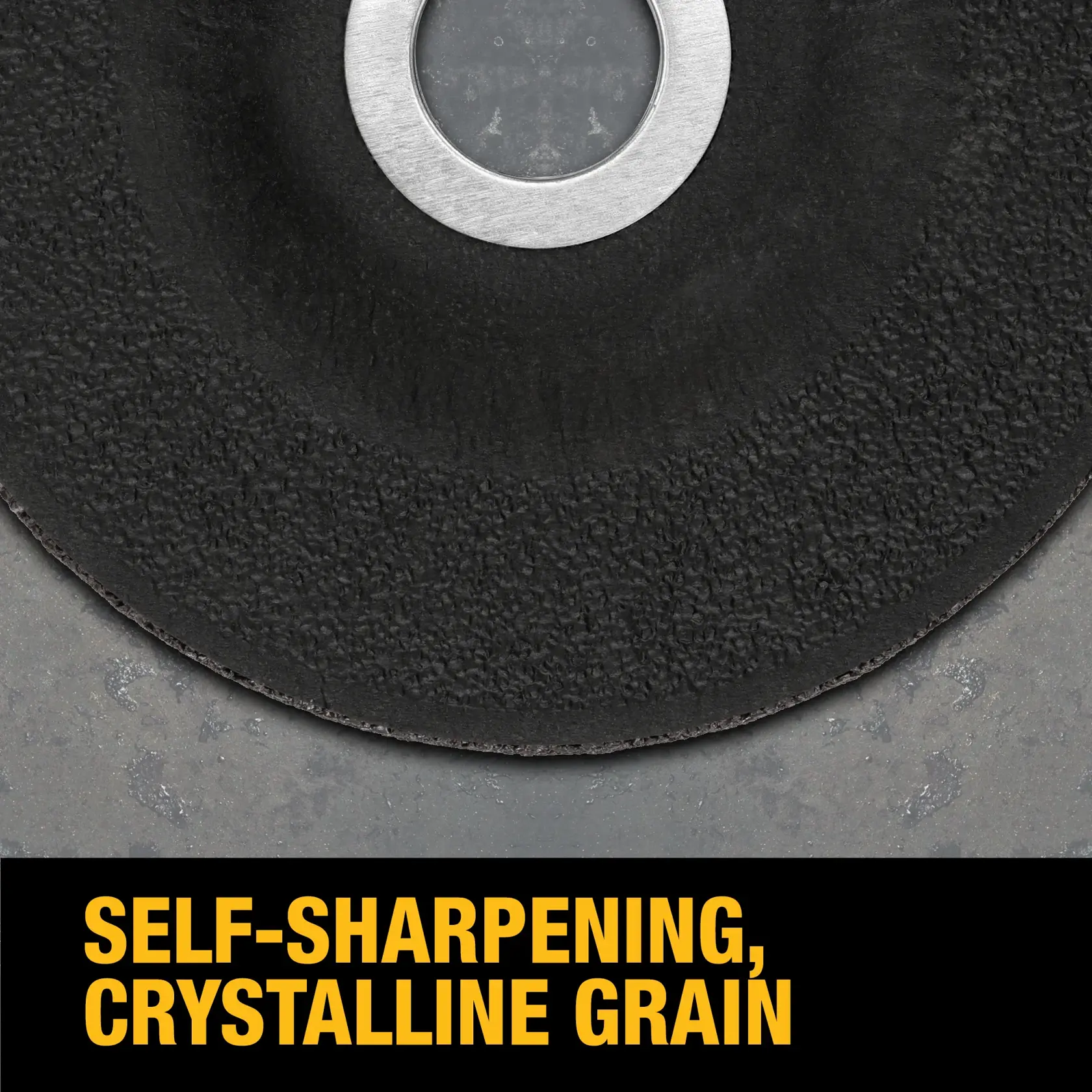 Grinding Wheel made with self-sharpening, crystalline grain structure