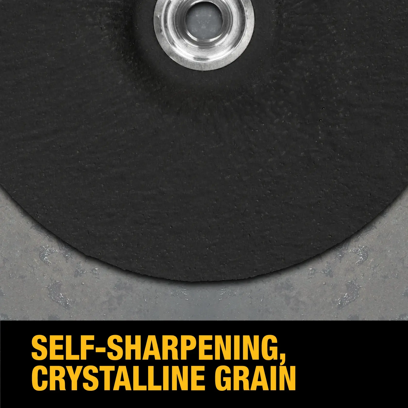 Grinding Wheel made with self-sharpening, crystalline grain structure