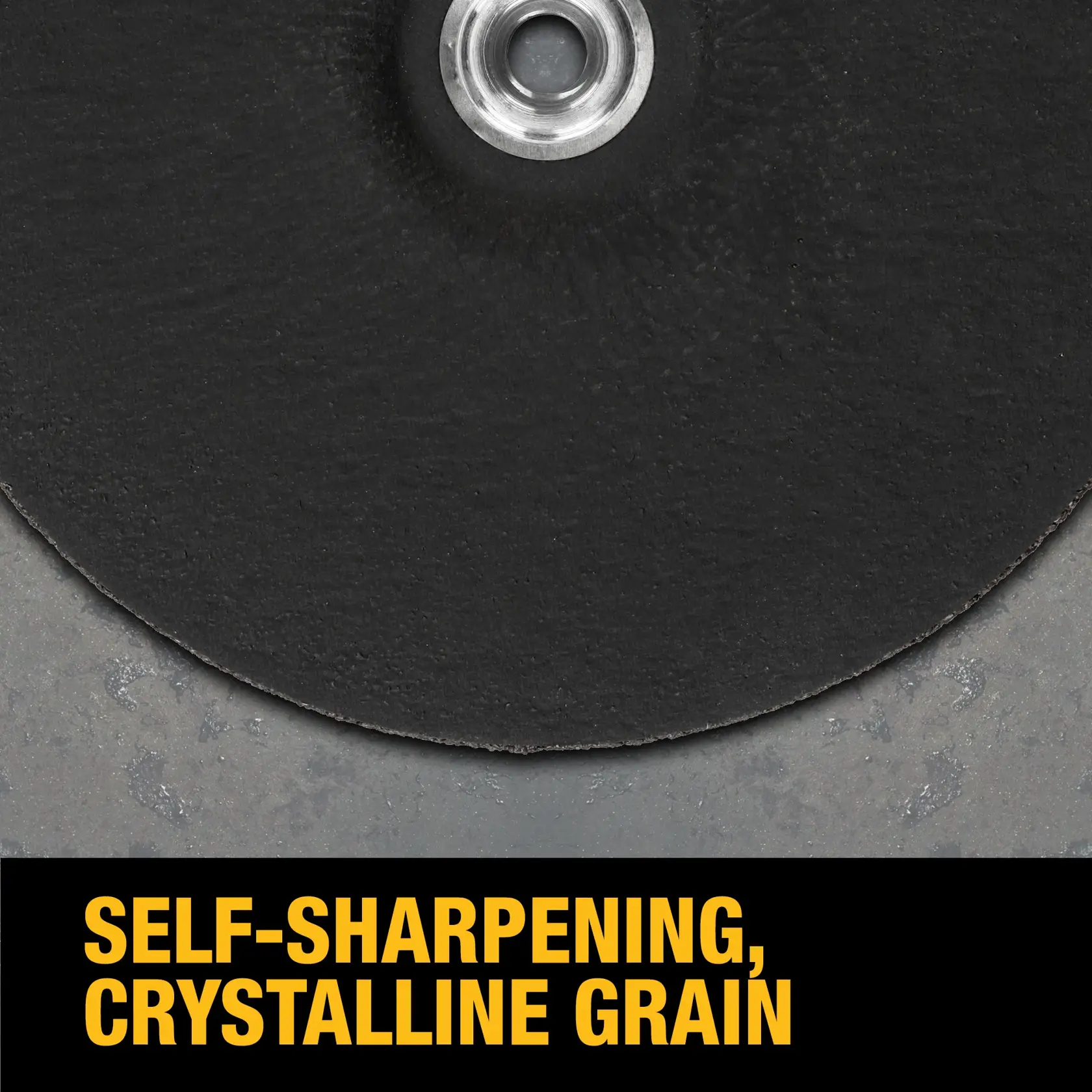 Grinding Wheel made with self-sharpening, crystalline grain structure