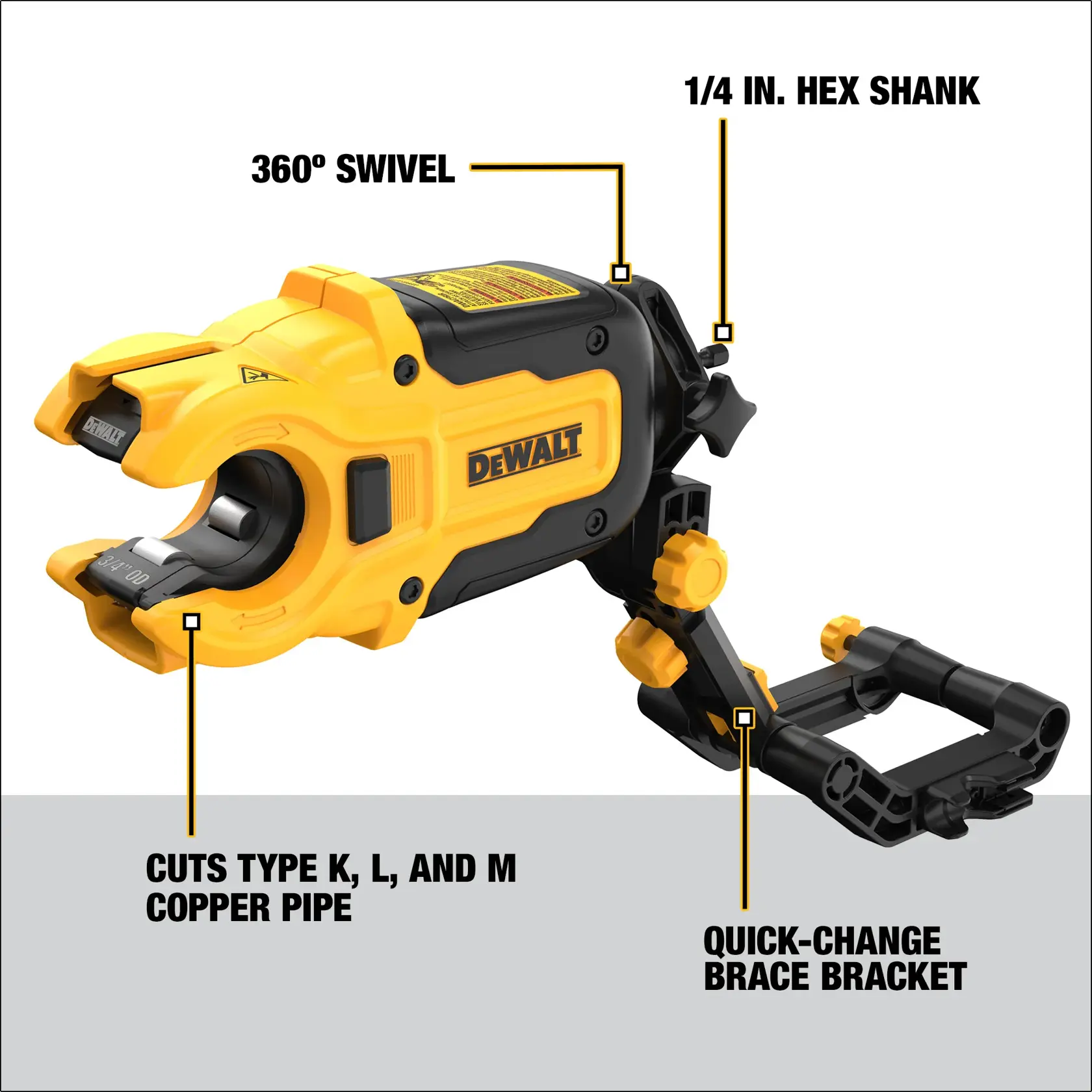 DEWALT Impact Connect Copper Cutter Attachment