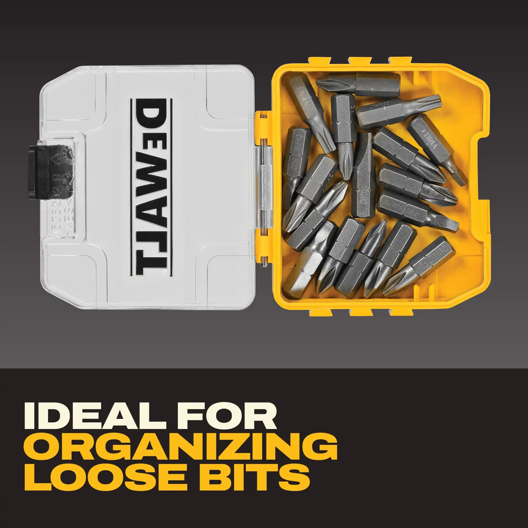 DEWALT DWAF2058CS 18 pc. Compact Magnetic Drive Guide Set F+B