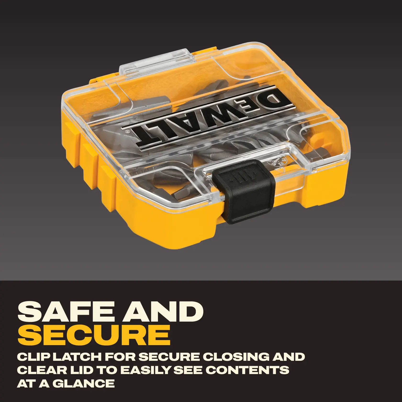 DEWALT DWAF2058CS 18 pc. Compact Magnetic Drive Guide Set F+B