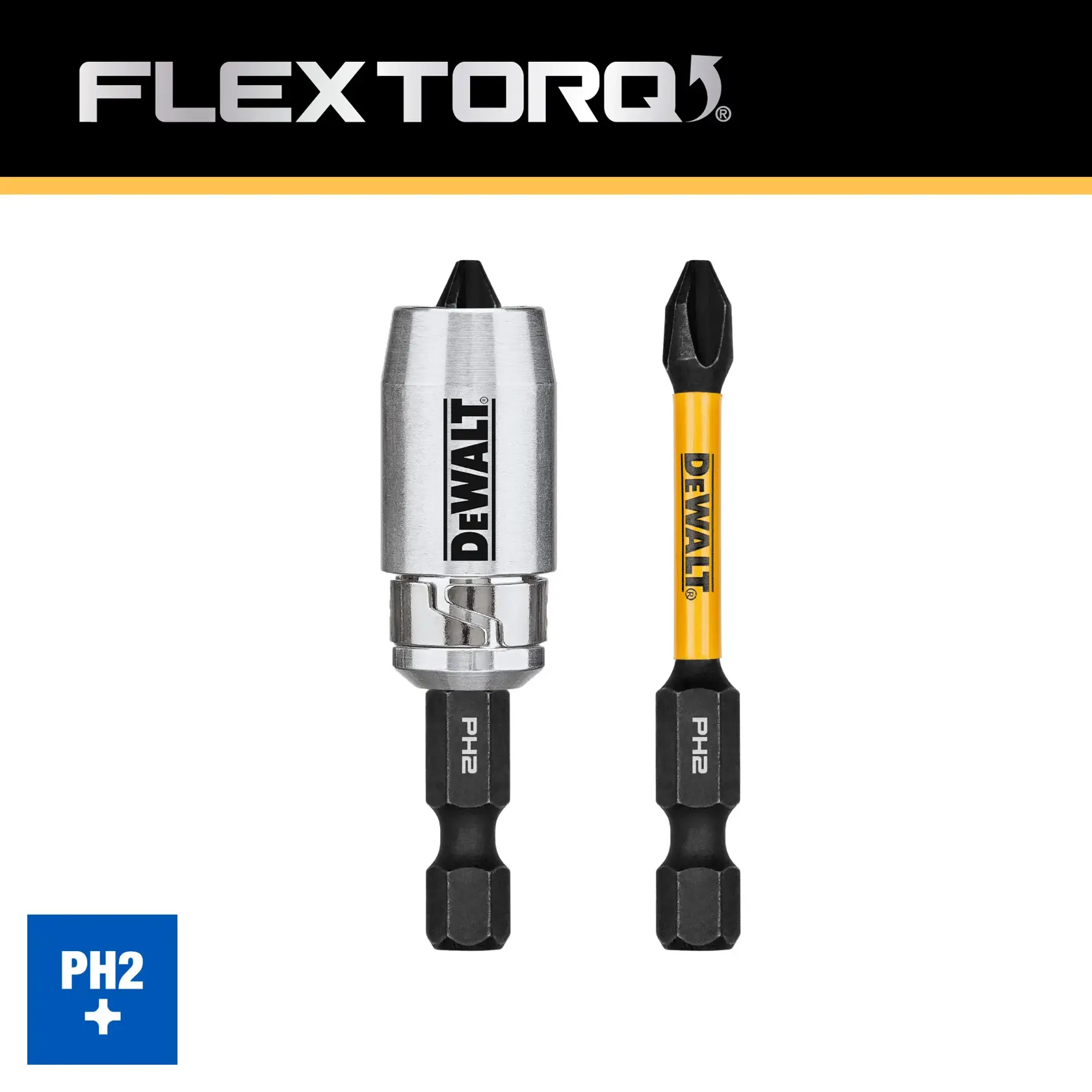 DEWALT(R) FLEXTORQ(R) Bit DWAF2PH2IR2S; Bit geometry PH2