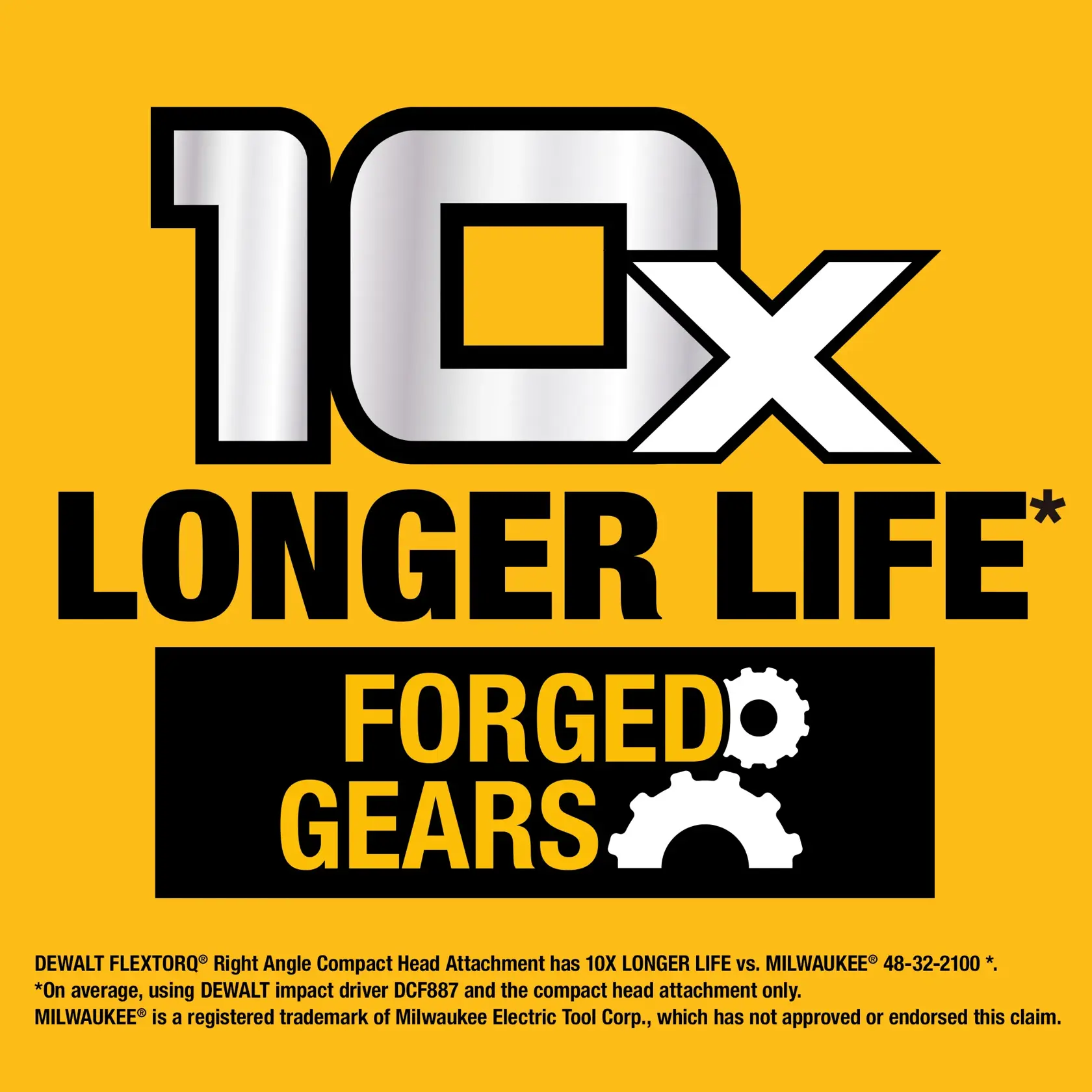 DEWALT® FLEXTORQ® 1/4-in. Square Drive Modular Right Angle Attachment