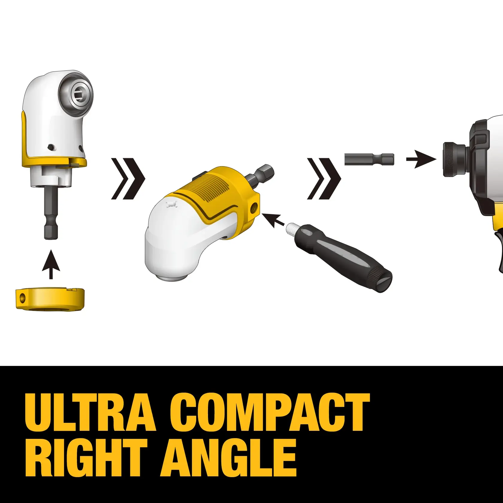 DEWALT® MAX fit modular right angle system
