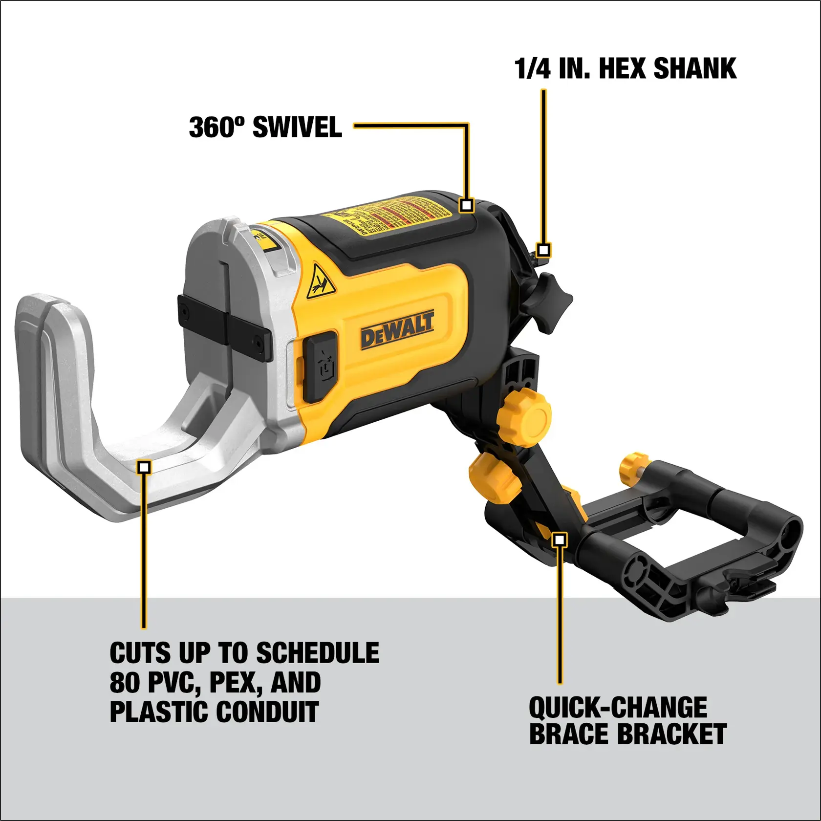 DEWALT Impact Connect Copper Cutter Attachment