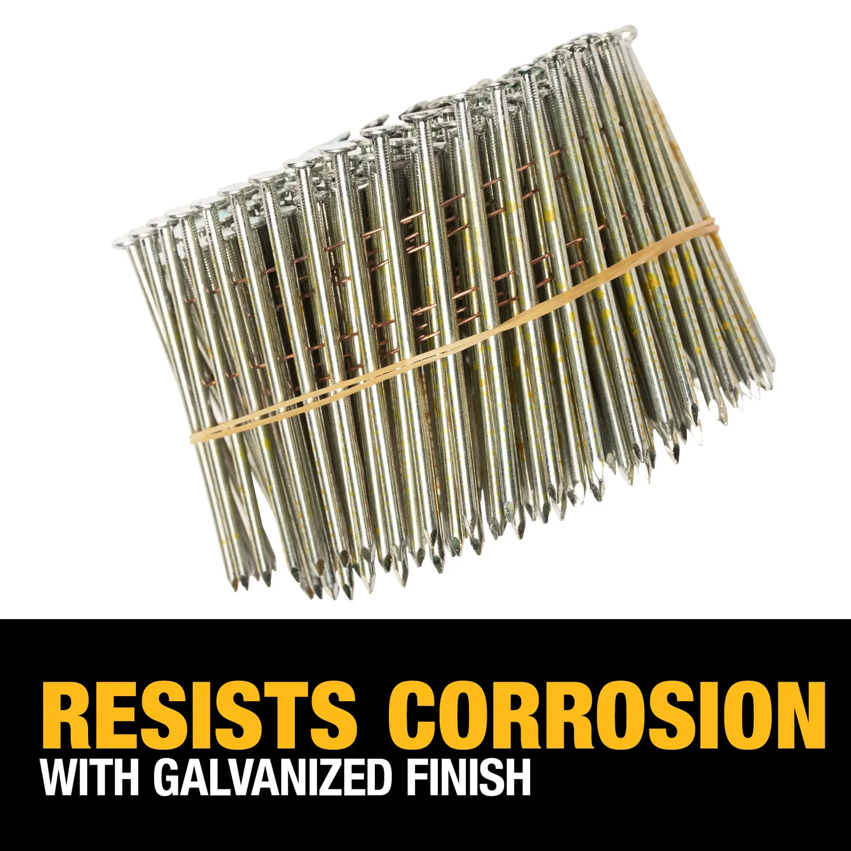 DEWALT® 3-1/2-in. x 0.120-in. 15 Degree Smooth Galvanized Coil Nails (2700-Pack)