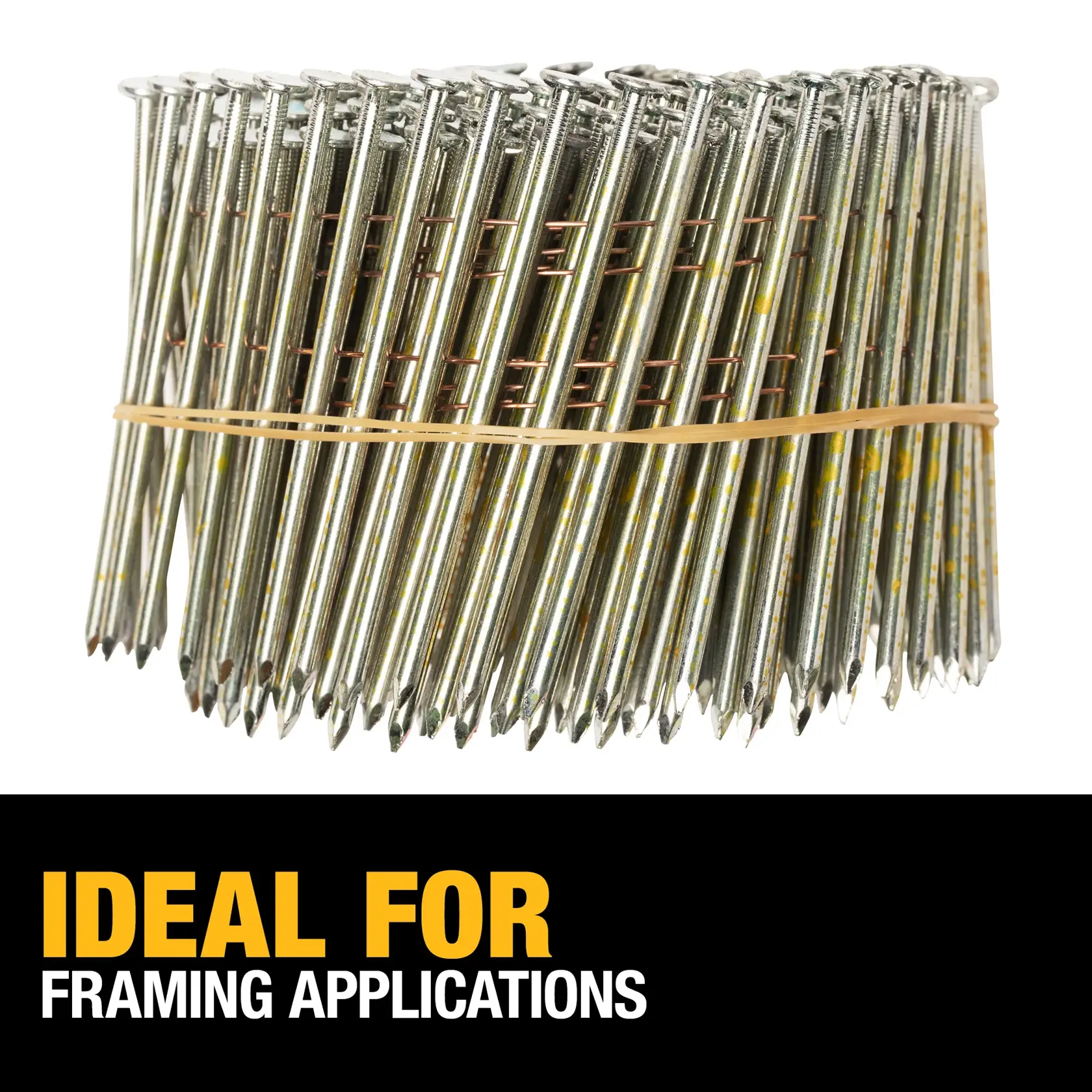 DEWALT® 3-1/2-in. x 0.120-in. 15 Degree Smooth Galvanized Coil Nails (2700-Pack)