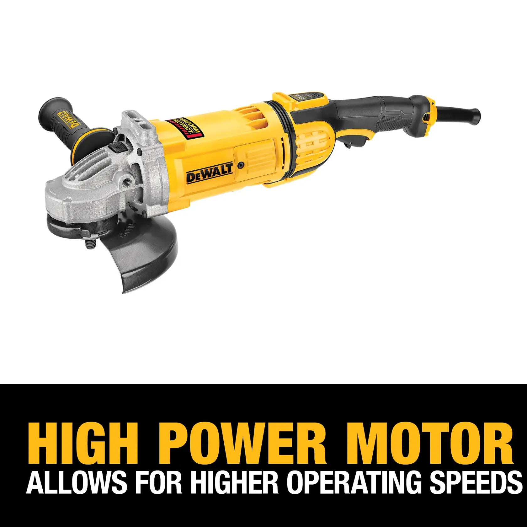 DEWALT® 7-in. 4.9 HP Angle Grinder with No Lock-On