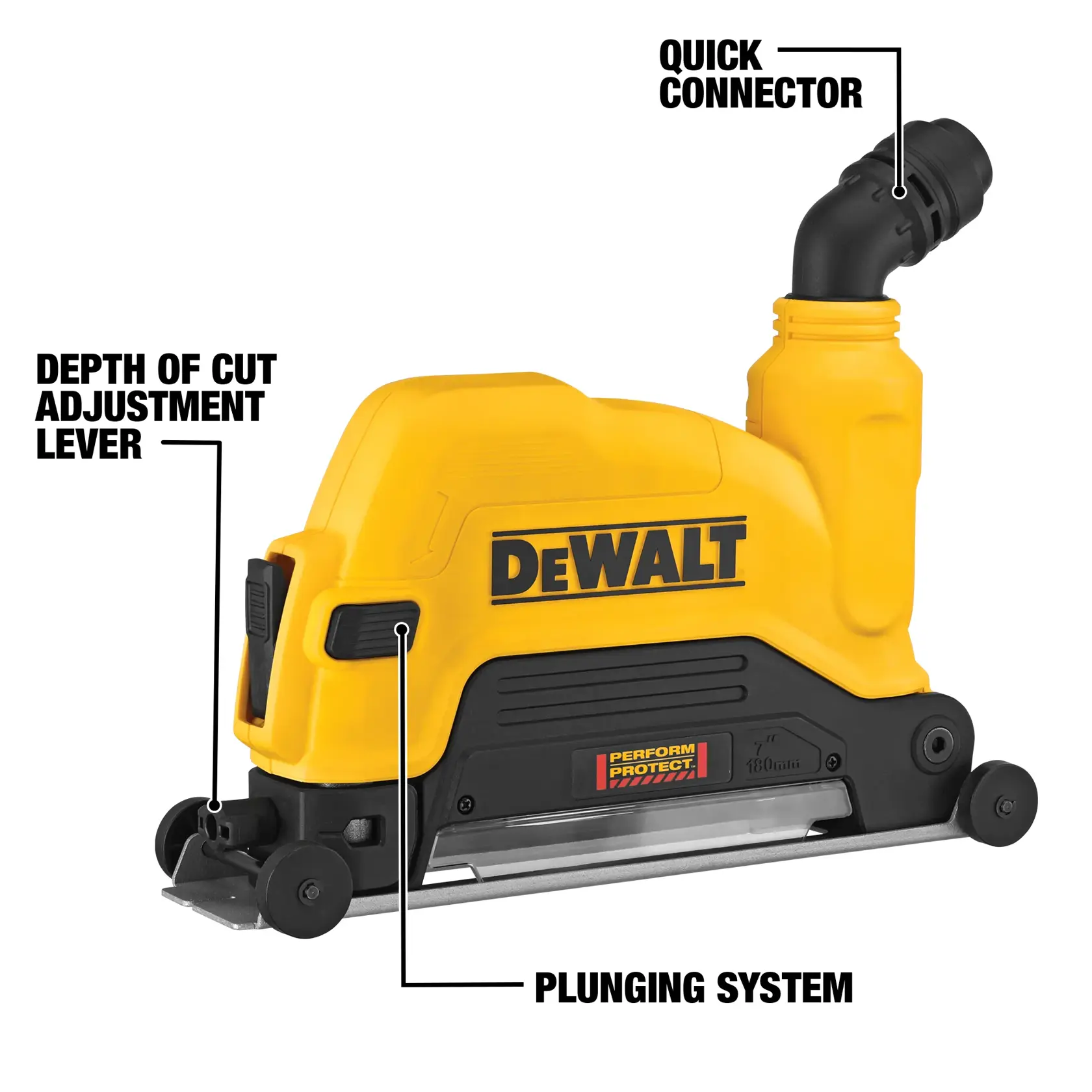 DEWALT® 7-in. (180mm) Grinder Cutting Dust Shroud