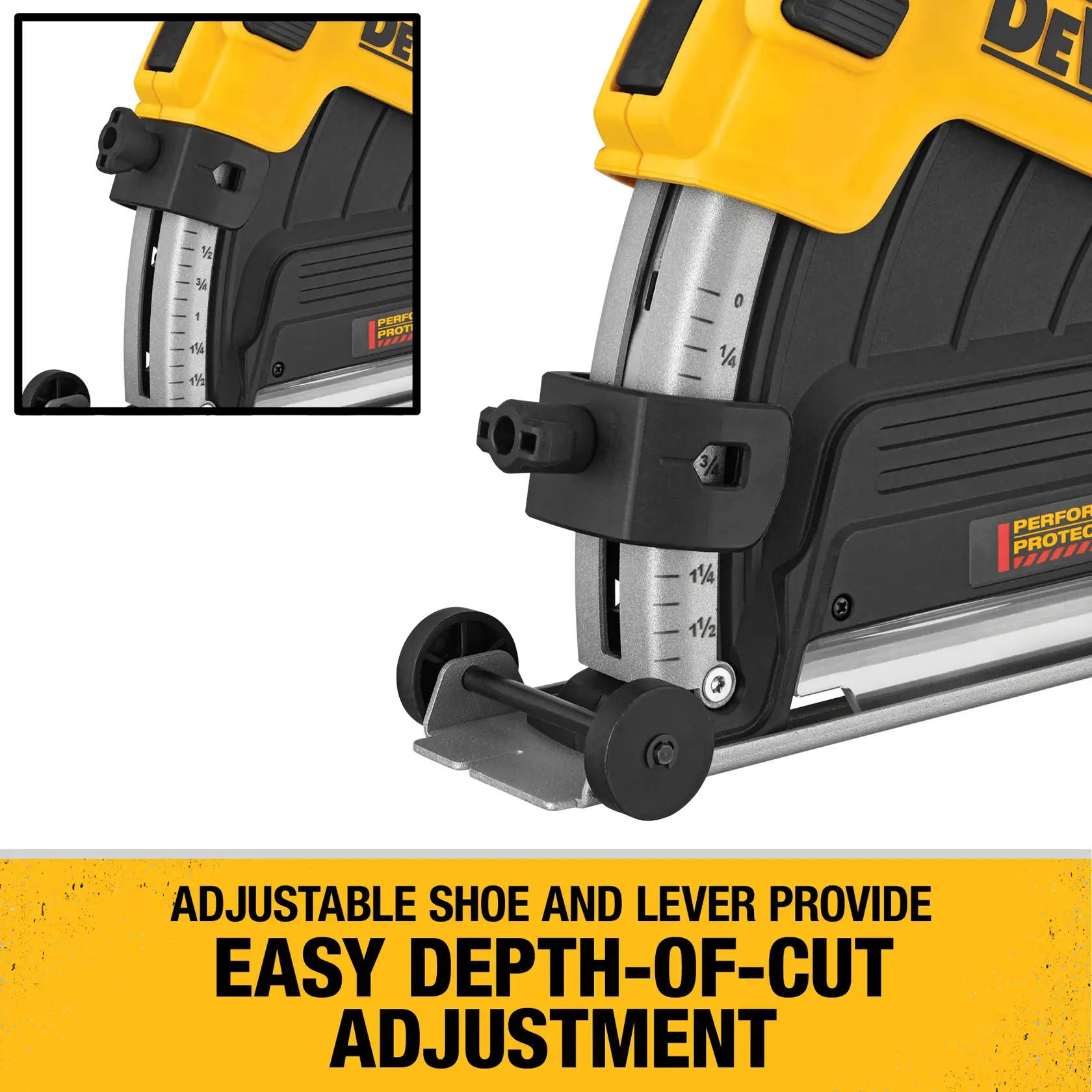 DEWALT® 7-in. (180mm) Grinder Cutting Dust Shroud