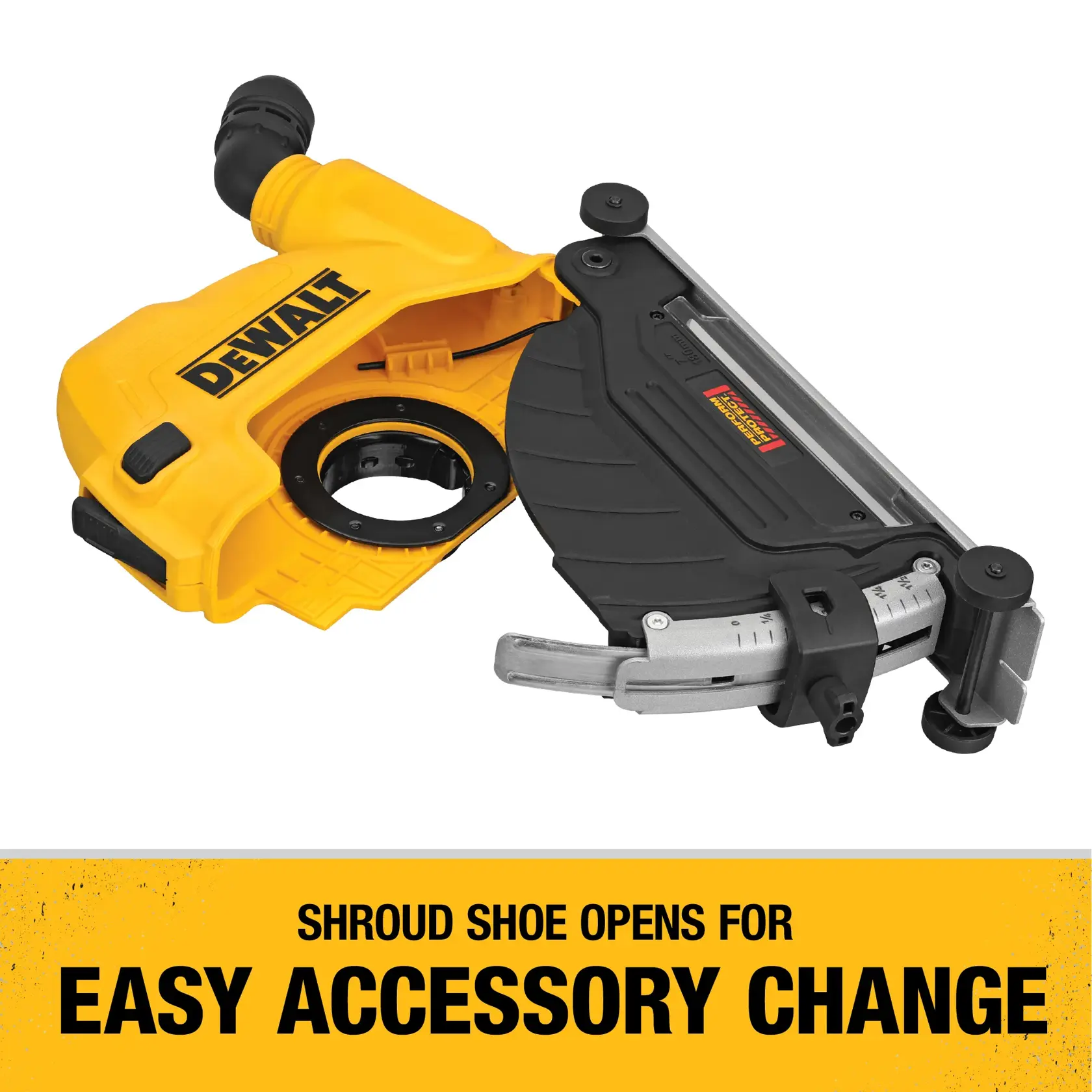 DEWALT® 7-in. (180mm) Grinder Cutting Dust Shroud