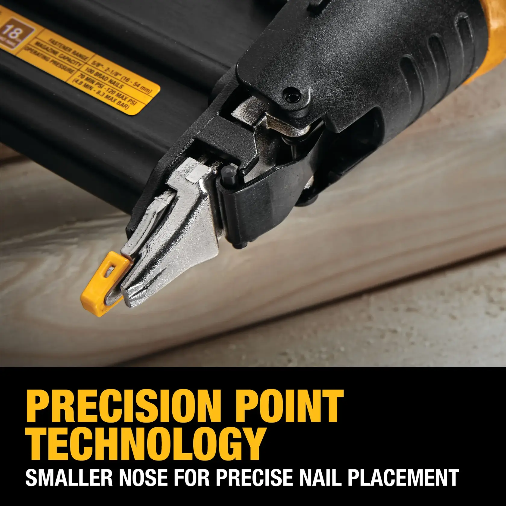 DEWALT® 18 GA Precision Point™ Brad Nailer