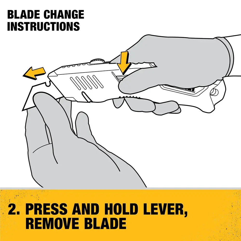 DEWALT® Retractable Utility Knife