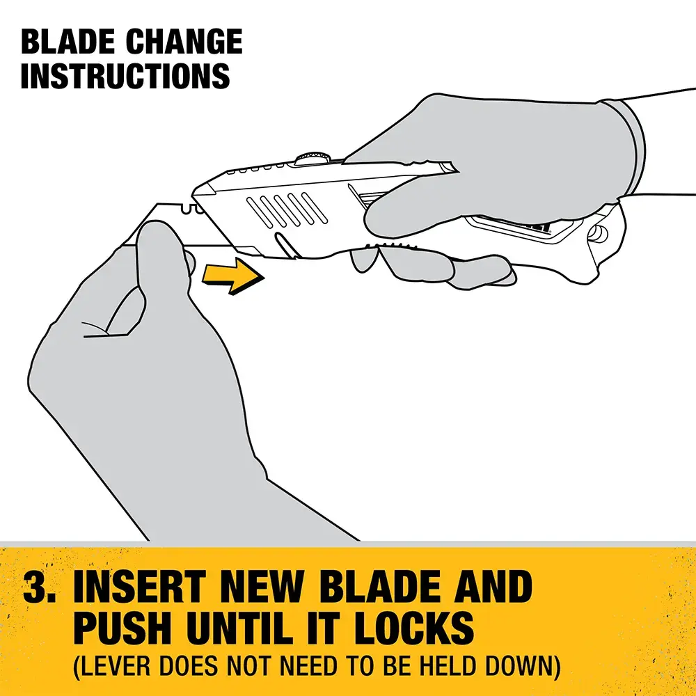 DEWALT® Retractable Utility Knife