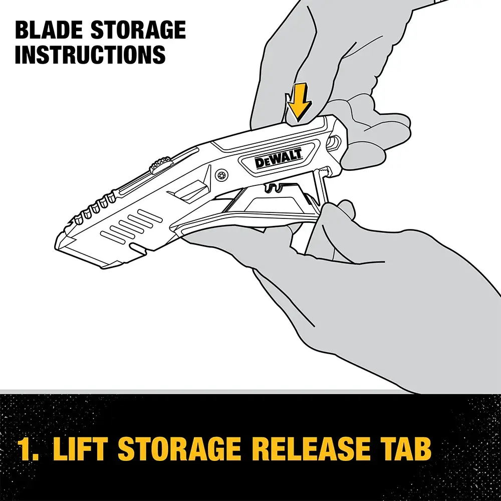 DEWALT® Retractable Utility Knife